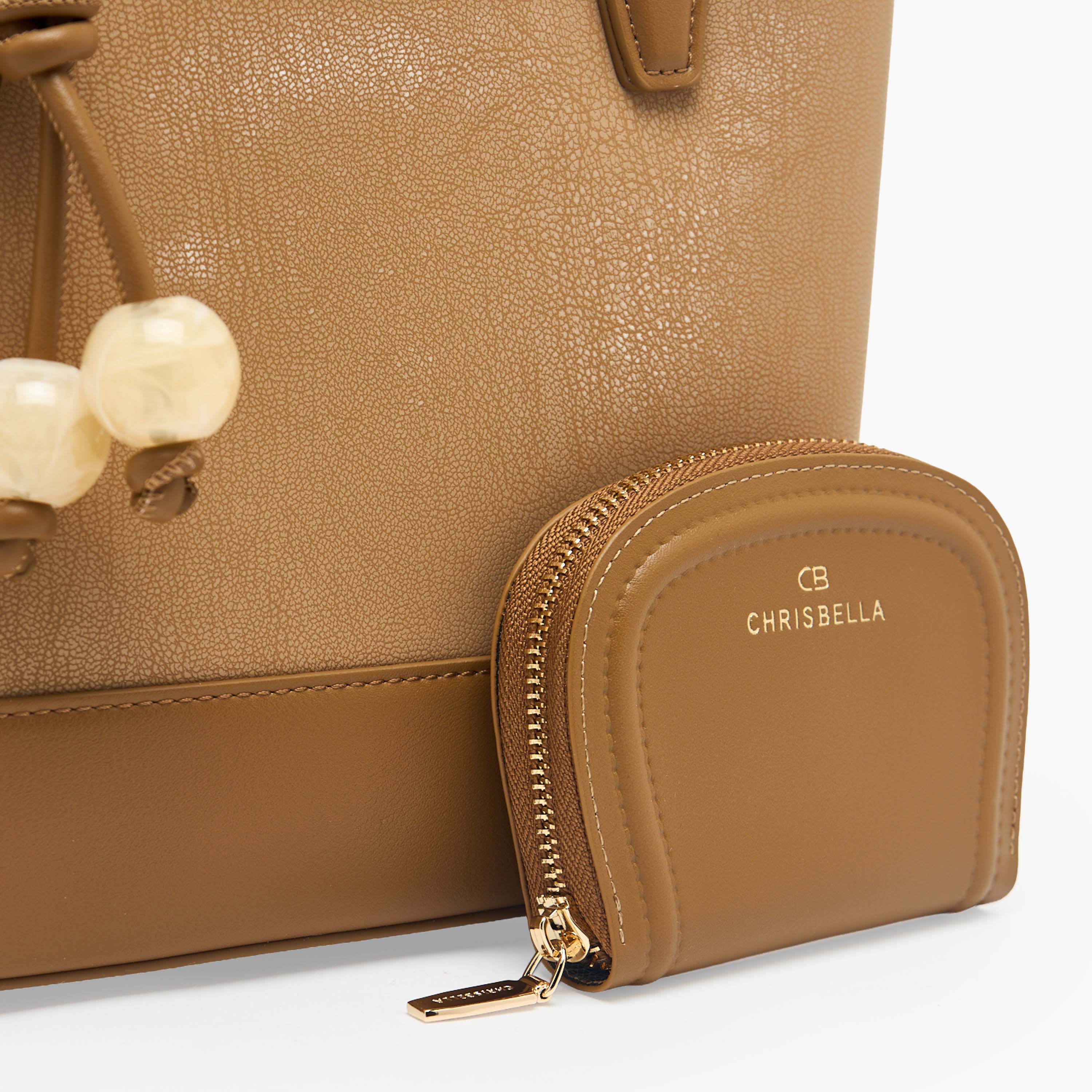 شنطة توت بملمس بارز مع محفظة صغيرة من كريسبيلا-women-bagsandwallets-handbags-image-26