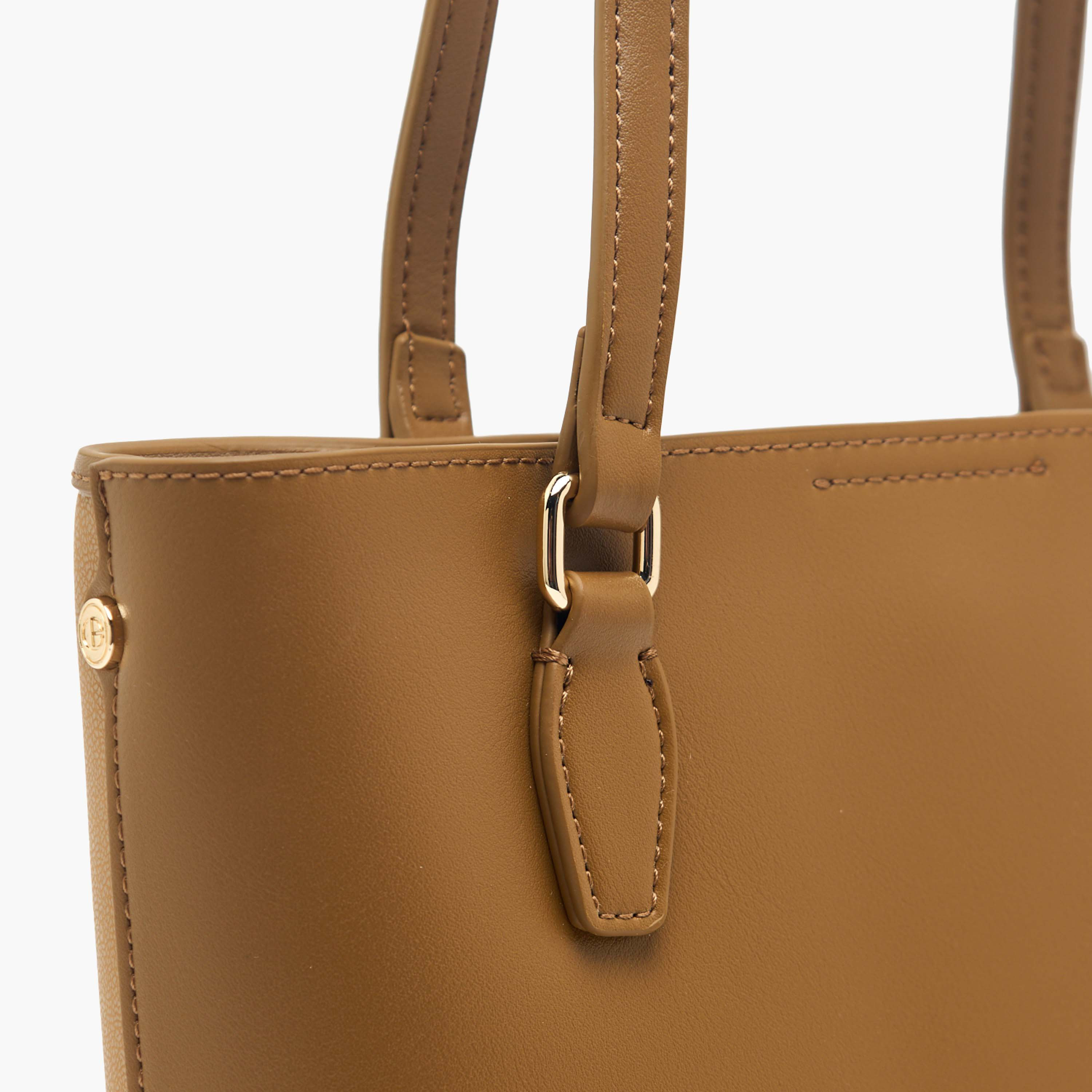 شنطة توت بملمس بارز مع محفظة صغيرة من كريسبيلا-women-bagsandwallets-handbags-image-27