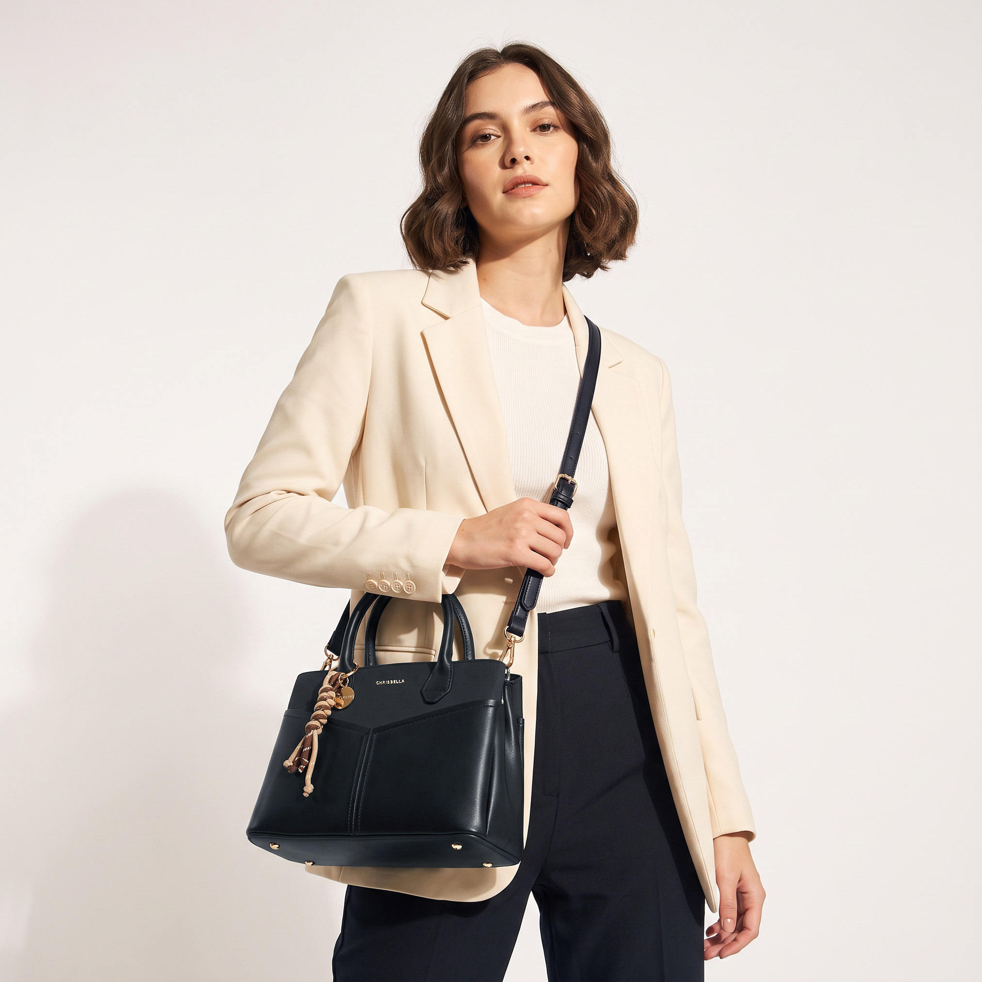 شنطة توتي بارزة الملمس مع محفظة من كريسبيلا-women-bagsandwallets-handbags-image-2
