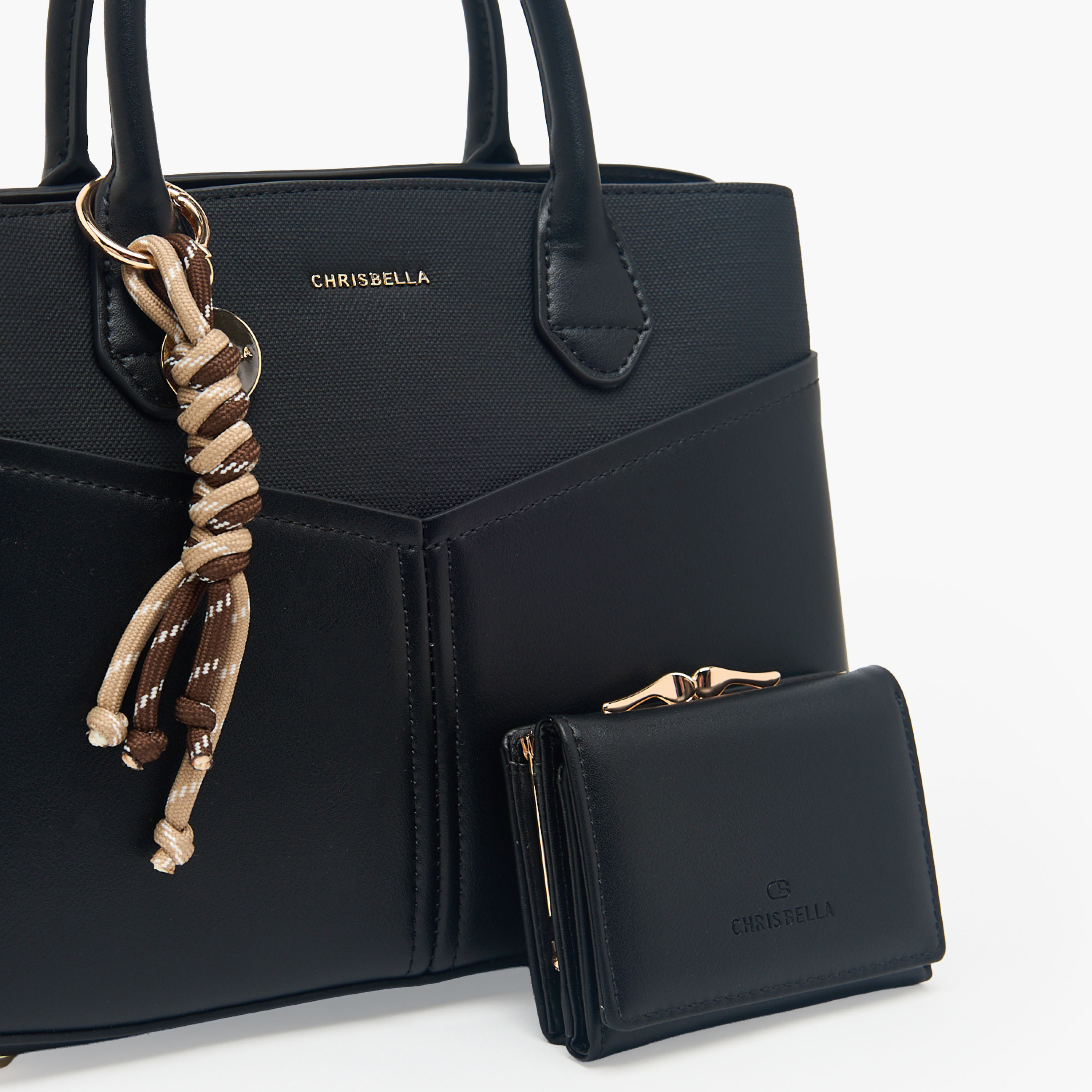 شنطة توتي بارزة الملمس مع محفظة من كريسبيلا-women-bagsandwallets-handbags-image-6