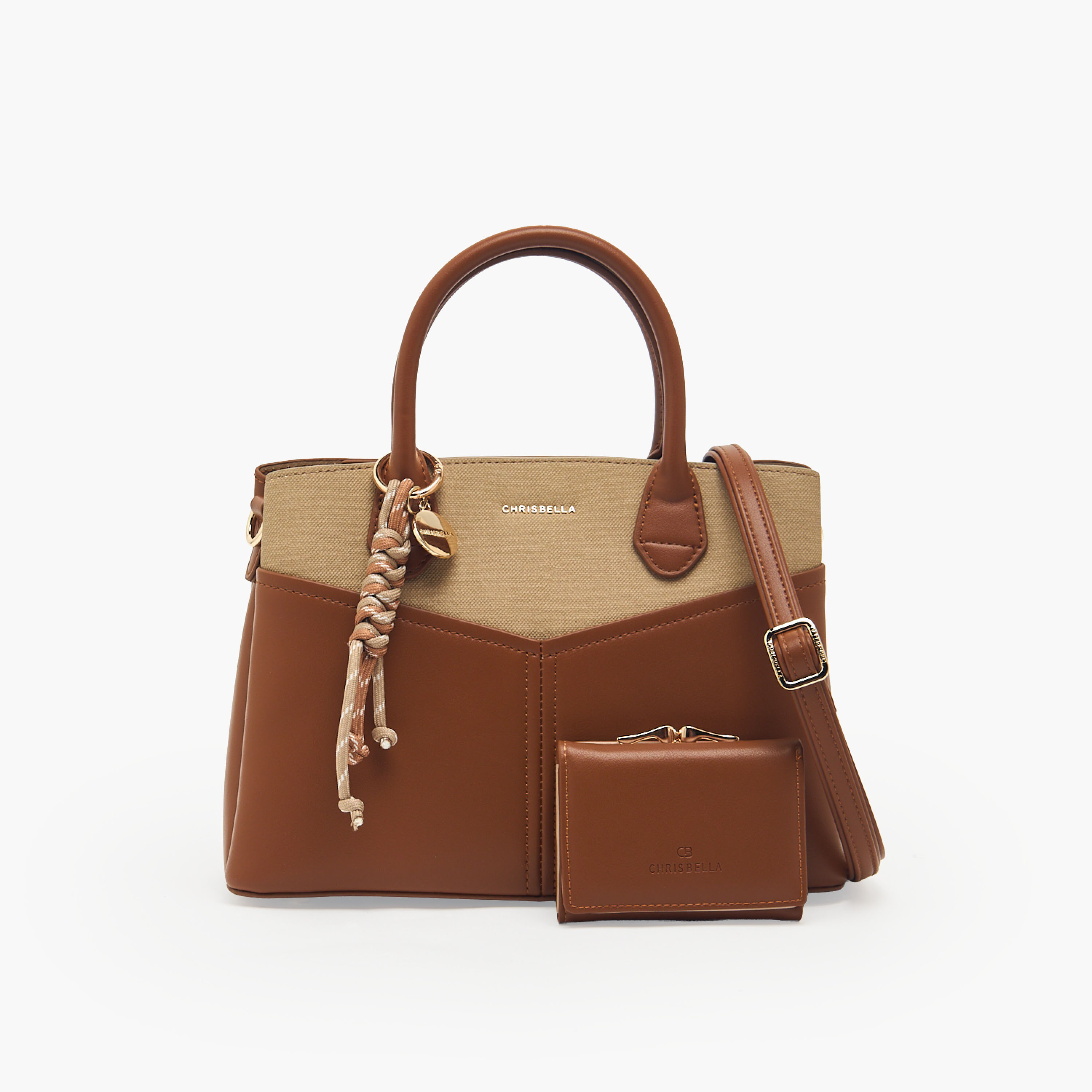 شنطة توتي بارزة الملمس مع محفظة من كريسبيلا-women-bagsandwallets-handbags-image-22