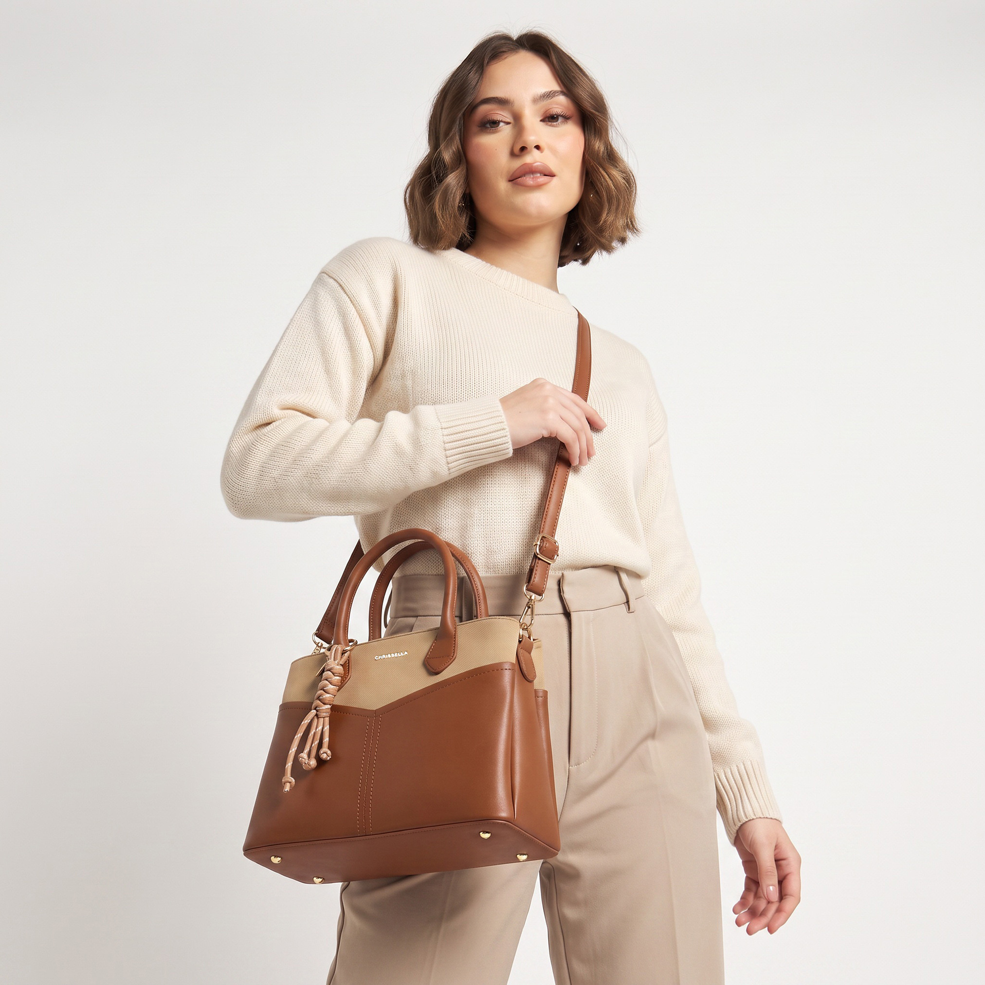شنطة توتي بارزة الملمس مع محفظة من كريسبيلا-women-bagsandwallets-handbags-image-23
