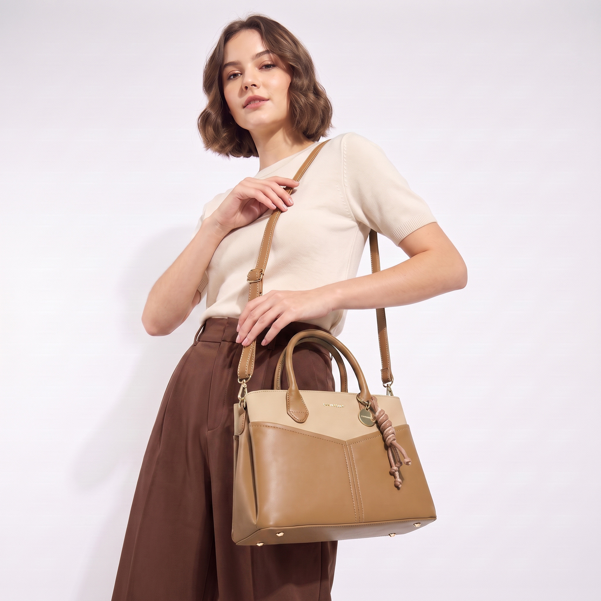 شنطة توتي بارزة الملمس مع محفظة من كريسبيلا-women-bagsandwallets-handbags-image-33