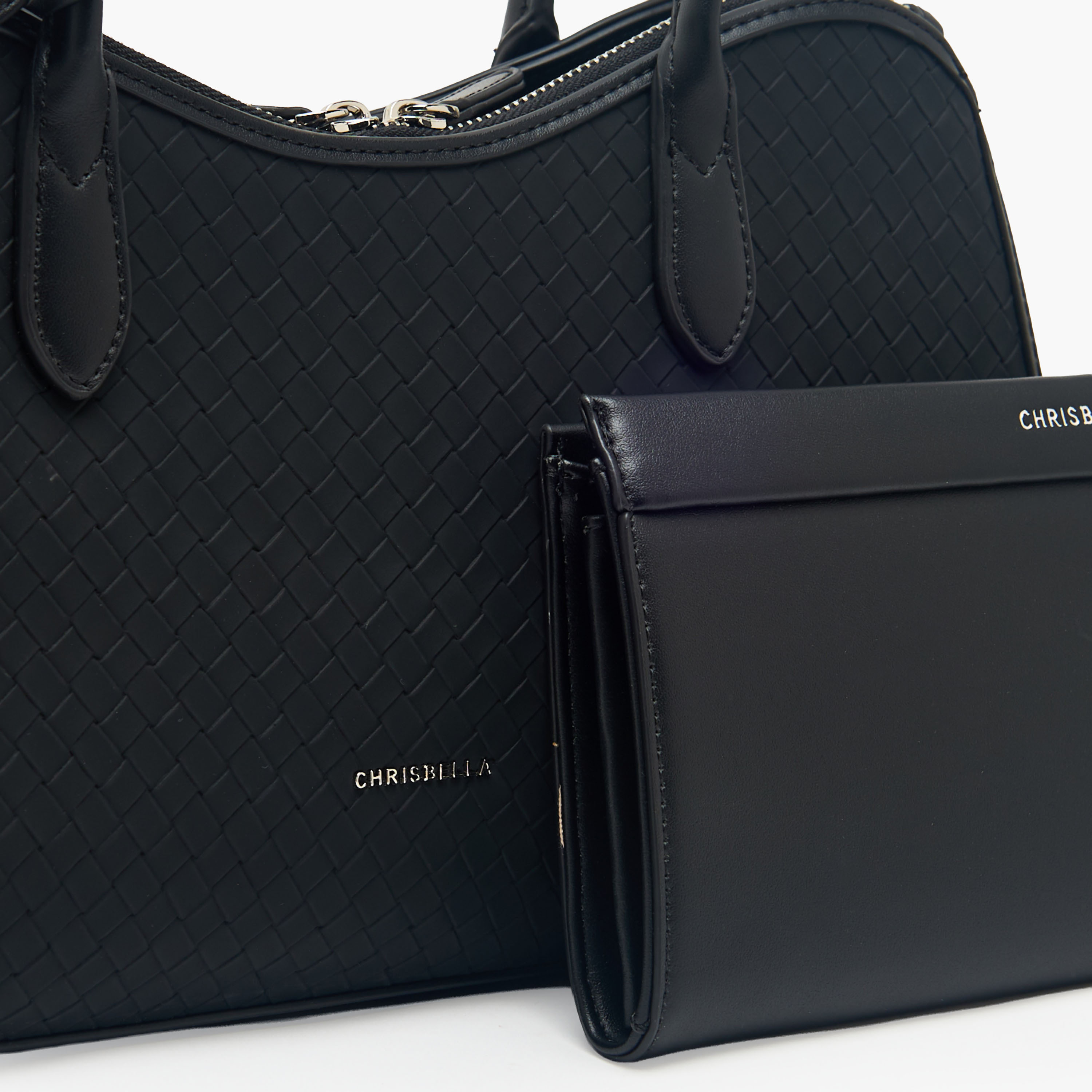 شنطة توتي بارزة الملمس مع محفظة من كريسبيلا-women-bagsandwallets-handbags-image-6