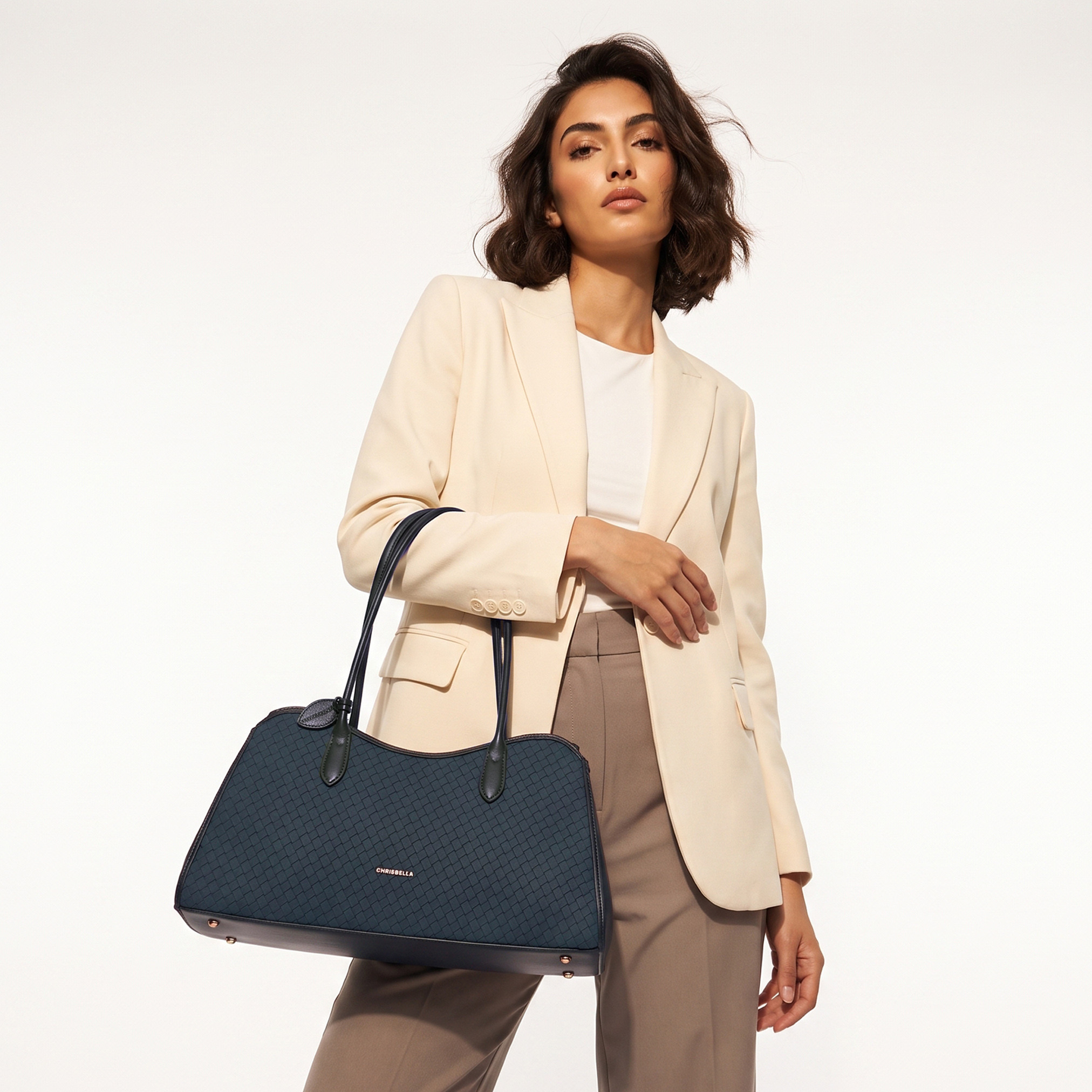 شنطة توتي بارزة الملمس مع محفظة من كريسبيلا-women-bagsandwallets-handbags-image-12