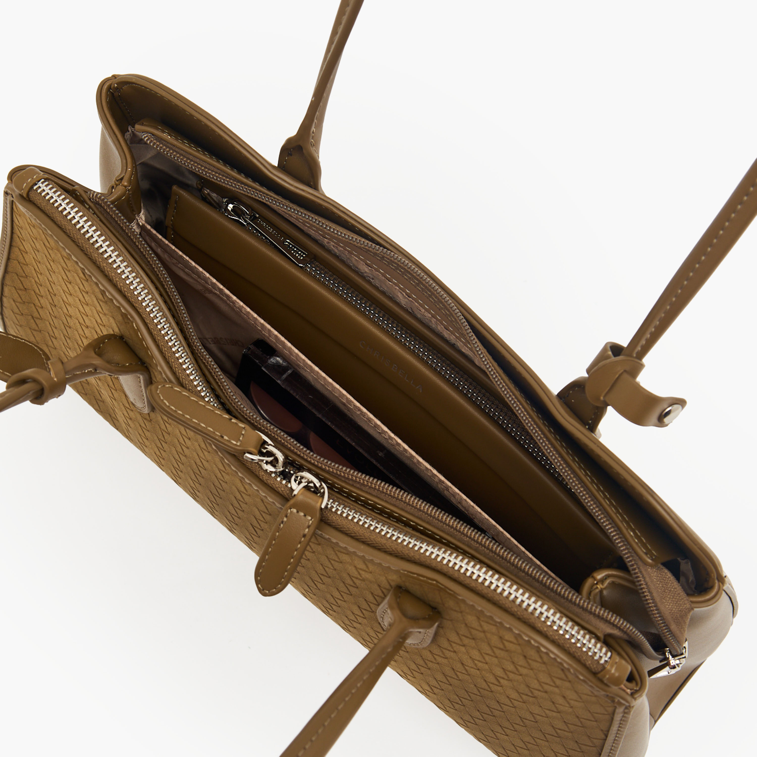 شنطة توتي بارزة الملمس مع محفظة من كريسبيلا-women-bagsandwallets-handbags-image-48
