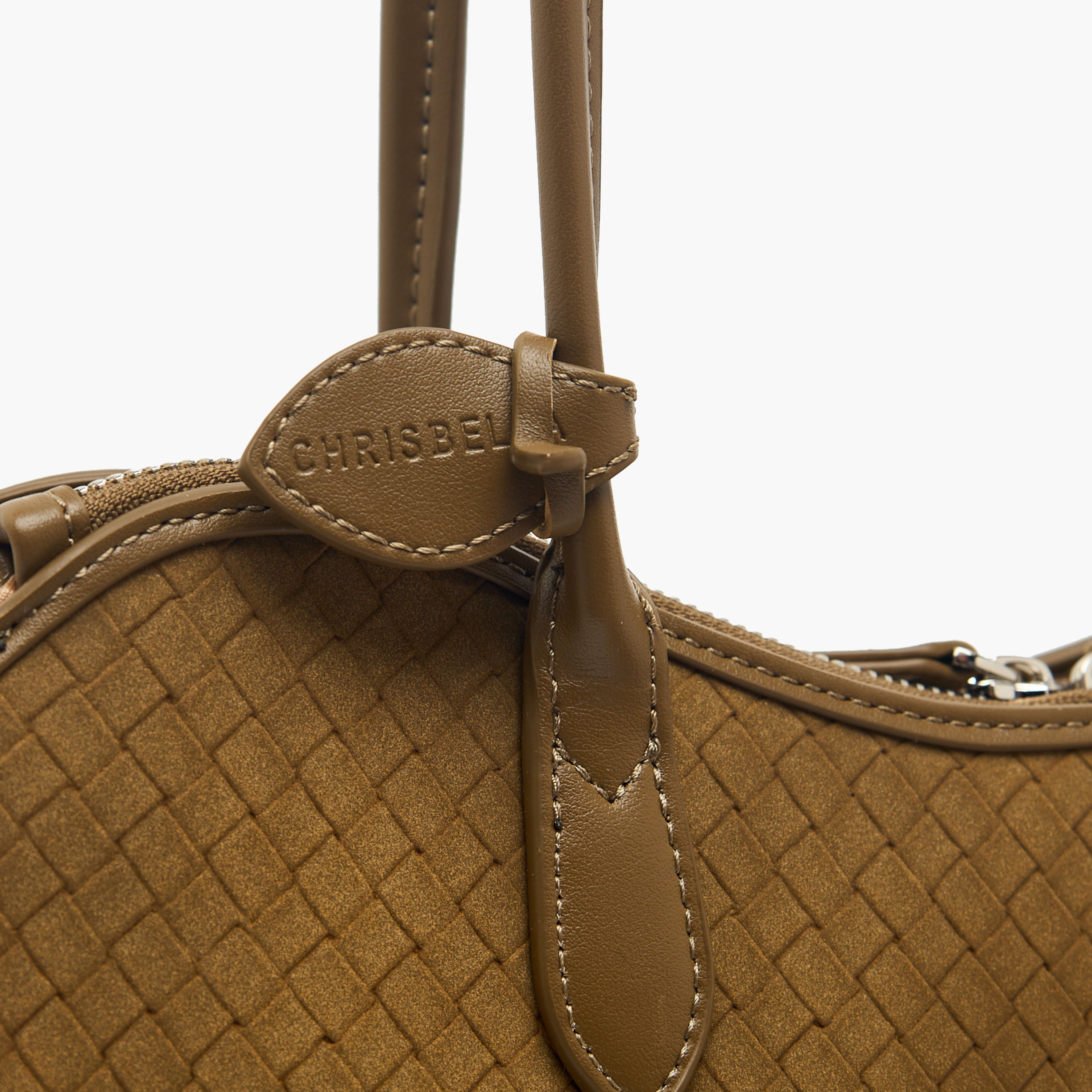 شنطة توتي بارزة الملمس مع محفظة من كريسبيلا-women-bagsandwallets-handbags-image-45