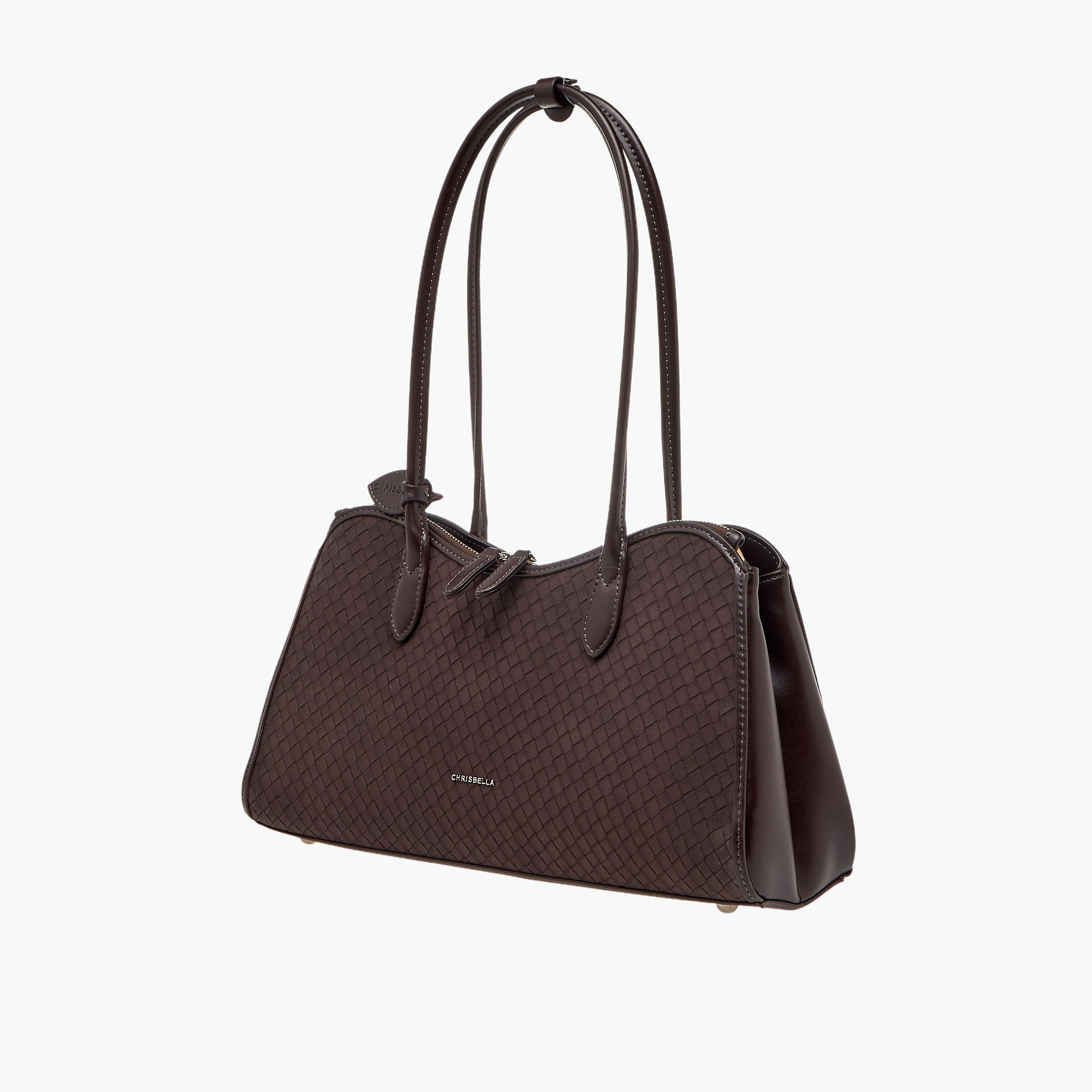 شنطة توتي بارزة الملمس مع محفظة من كريسبيلا-women-bagsandwallets-handbags-image-51