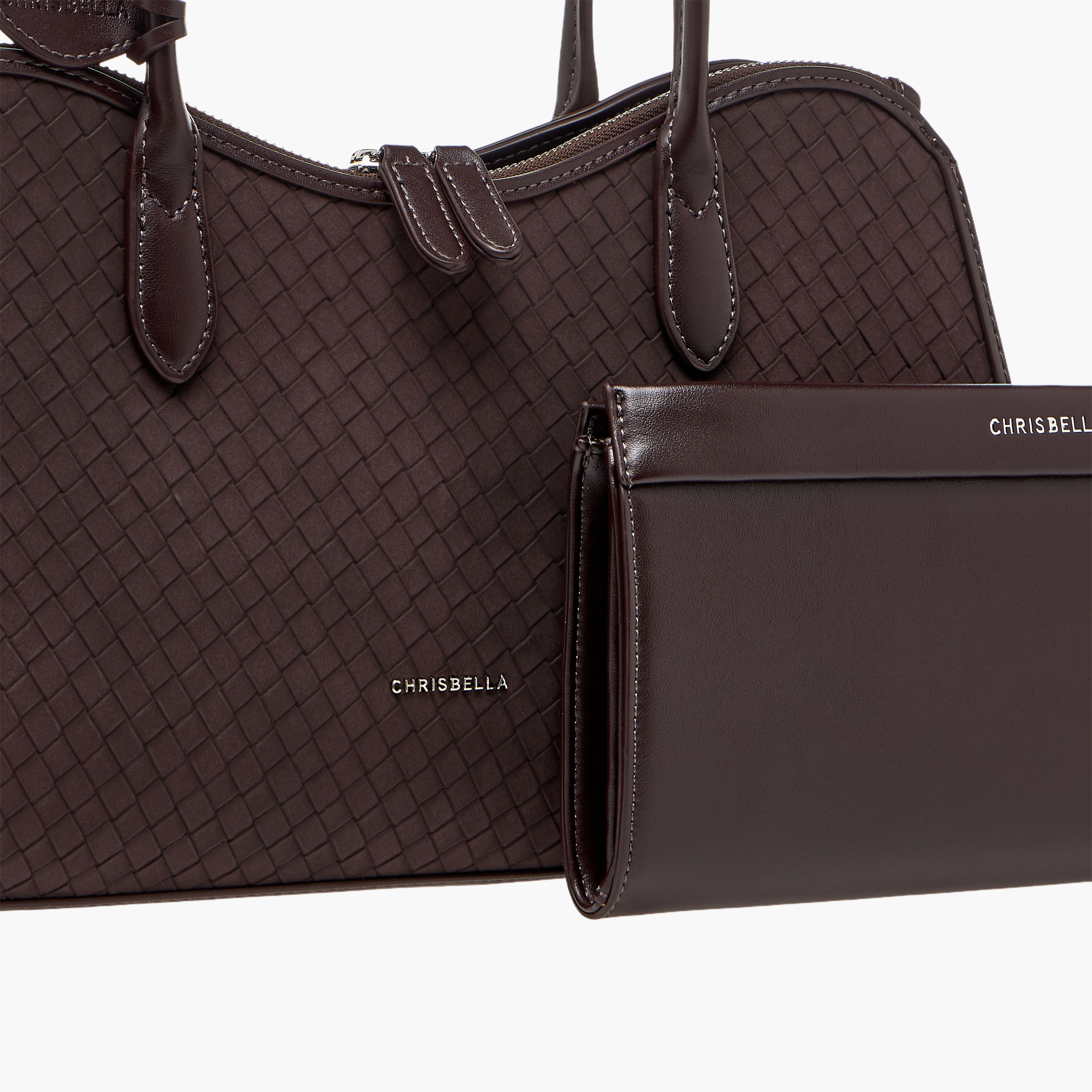 شنطة توتي بارزة الملمس مع محفظة من كريسبيلا-women-bagsandwallets-handbags-image-6