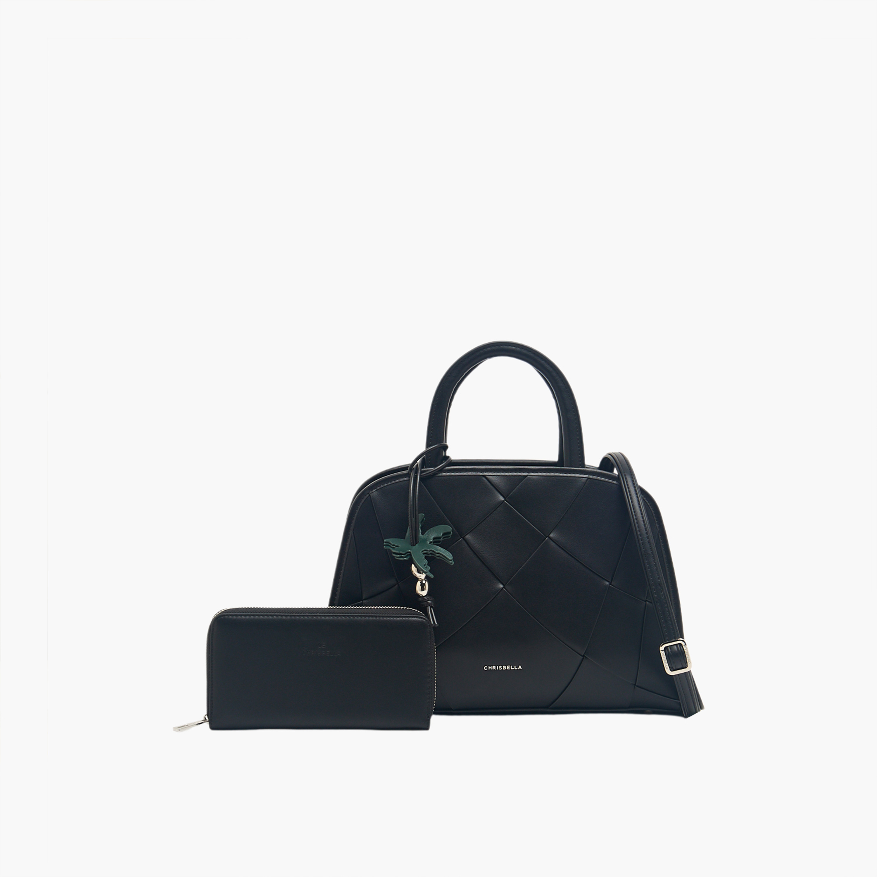 شنطة توتي مبطنة مع محفظة بسحاب إغلاق دائري من كريسبيلا-women-bagsandwallets-handbags-image-1