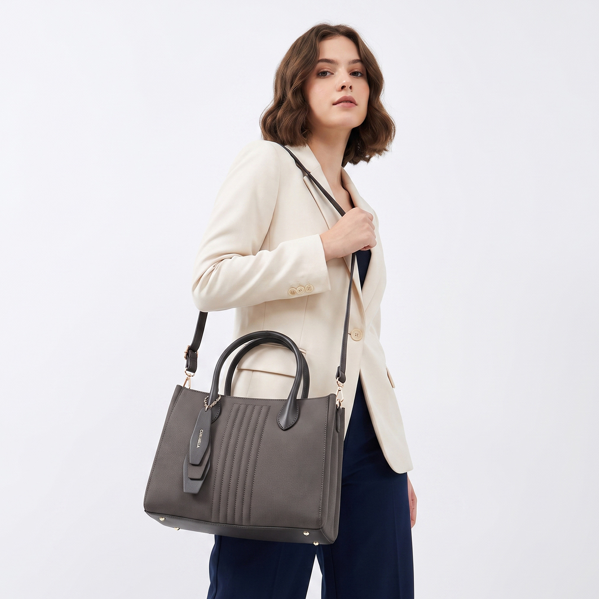 شنطة توتي بارزة الملمس مع محفظة بسحاب من كريسبيلا-women-bagsandwallets-handbags-image-13