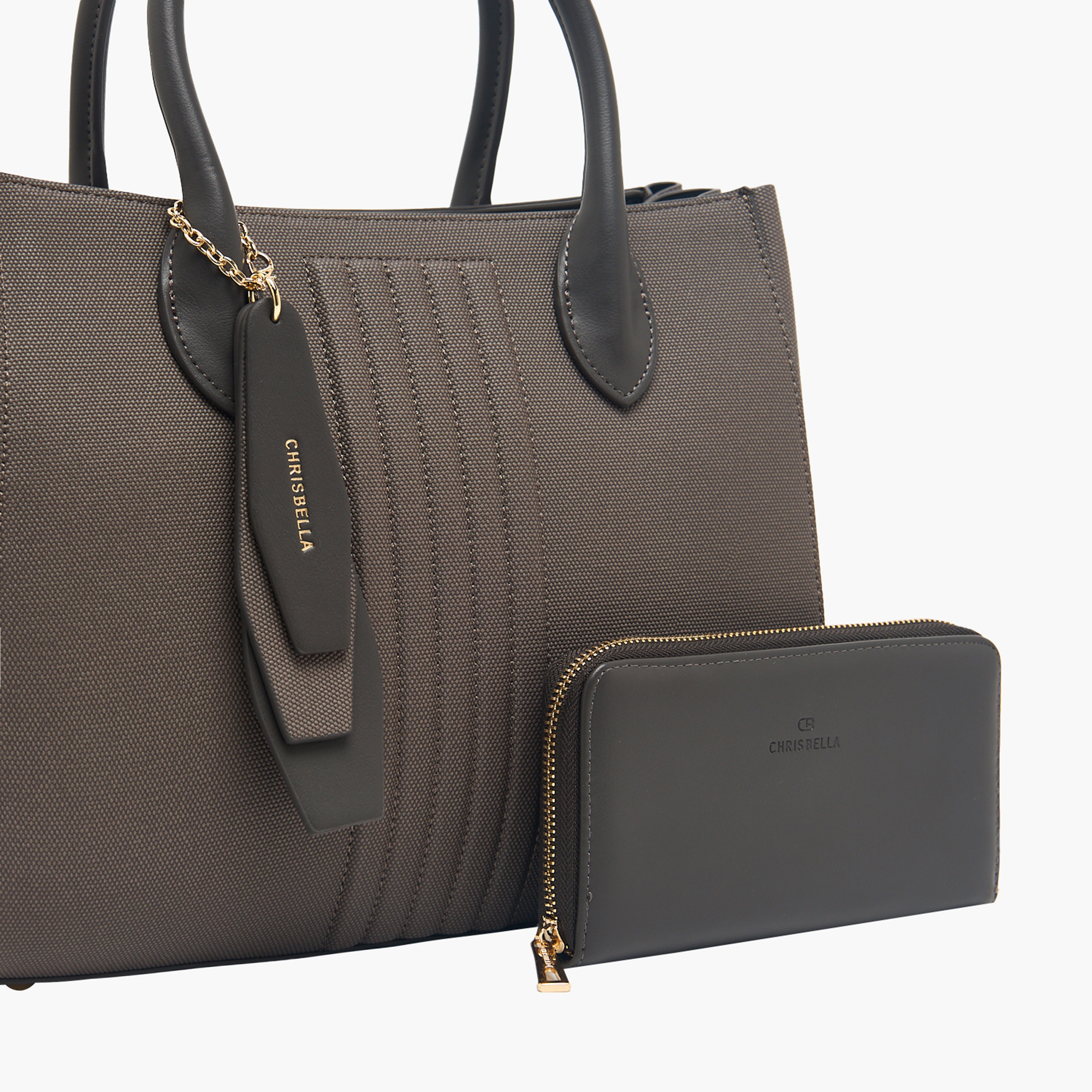 شنطة توتي بارزة الملمس مع محفظة بسحاب من كريسبيلا-women-bagsandwallets-handbags-image-17