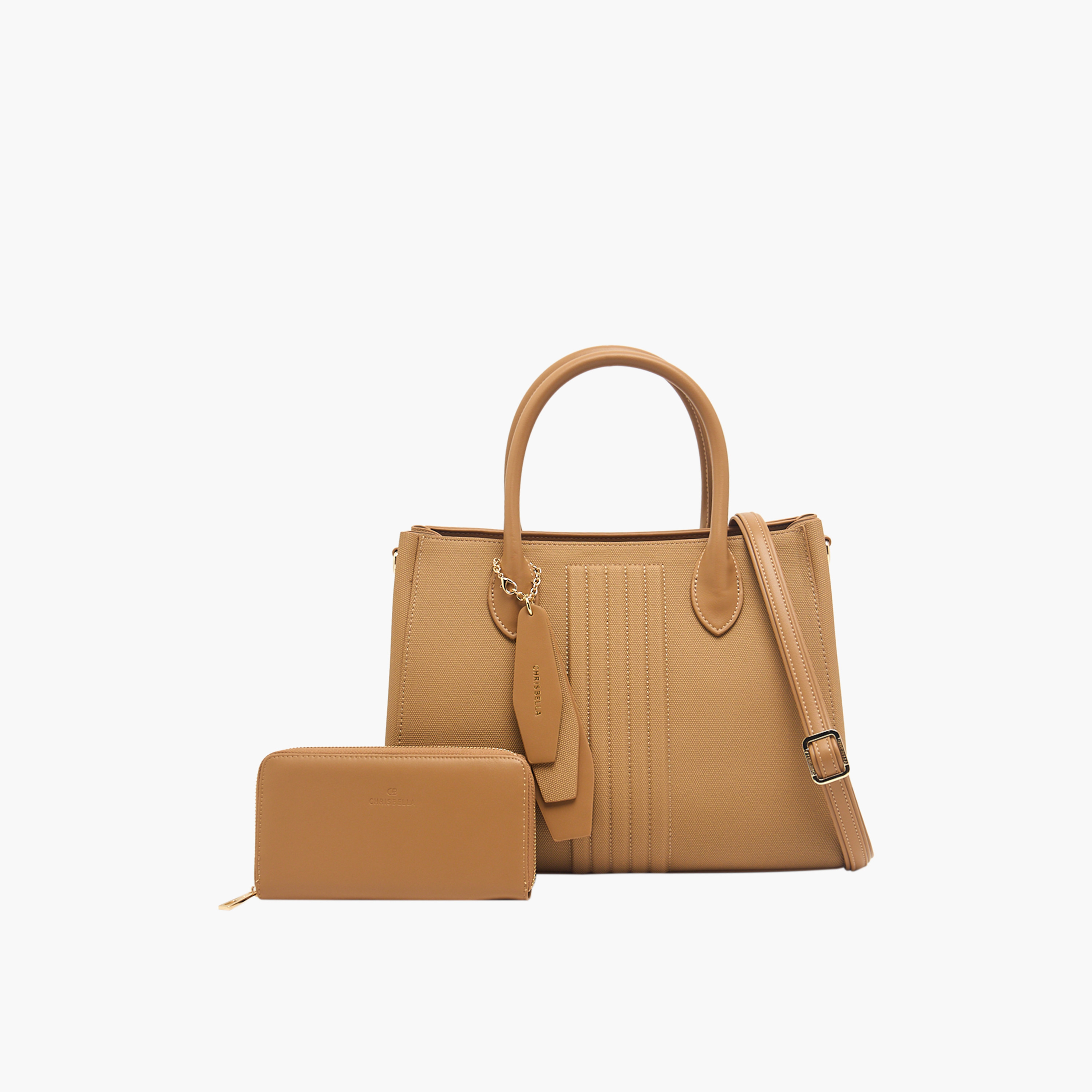 شنطة توتي بارزة الملمس مع محفظة بسحاب من كريسبيلا-women-bagsandwallets-handbags-image-22