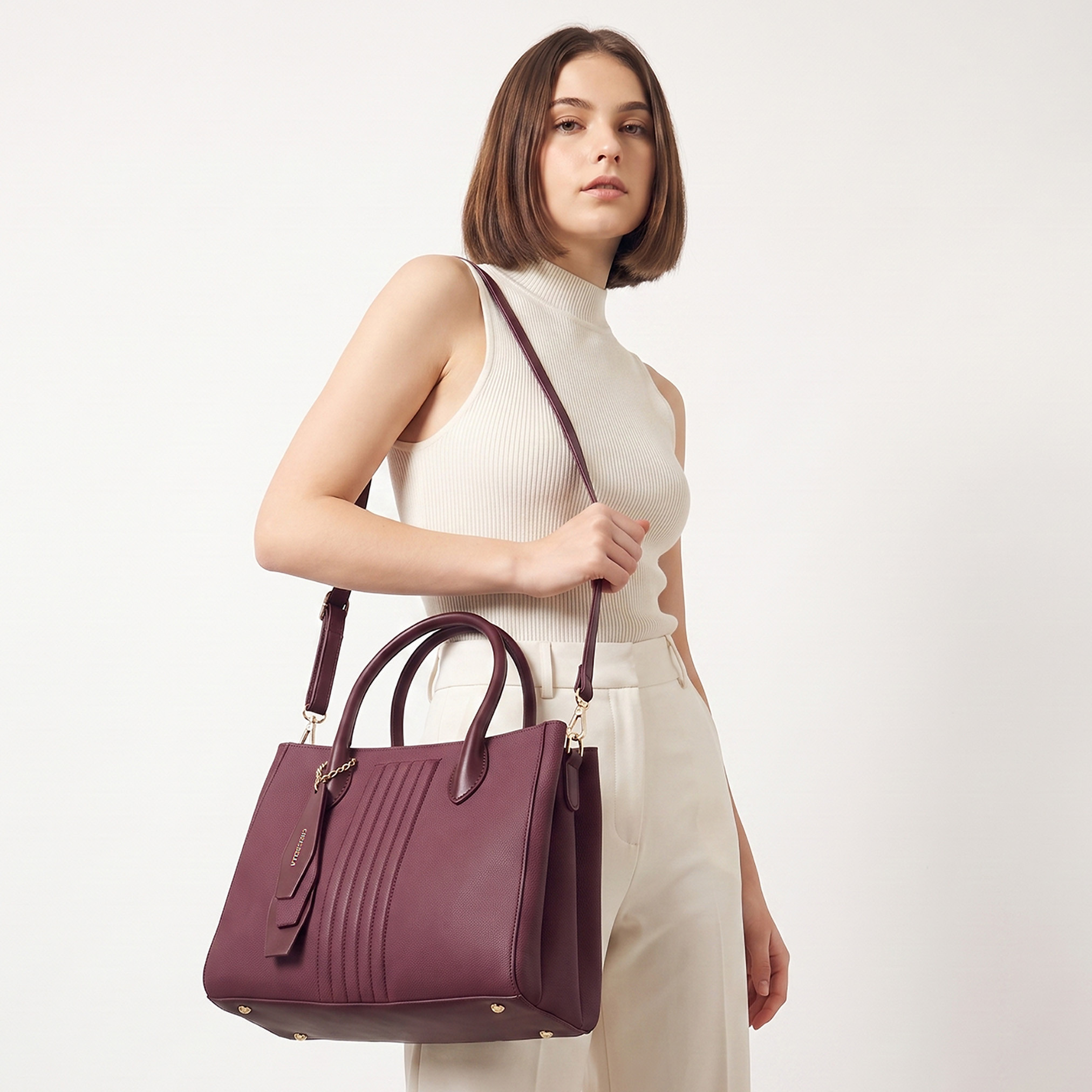 شنطة توتي بارزة الملمس مع محفظة بسحاب من كريسبيلا-women-bagsandwallets-handbags-image-33