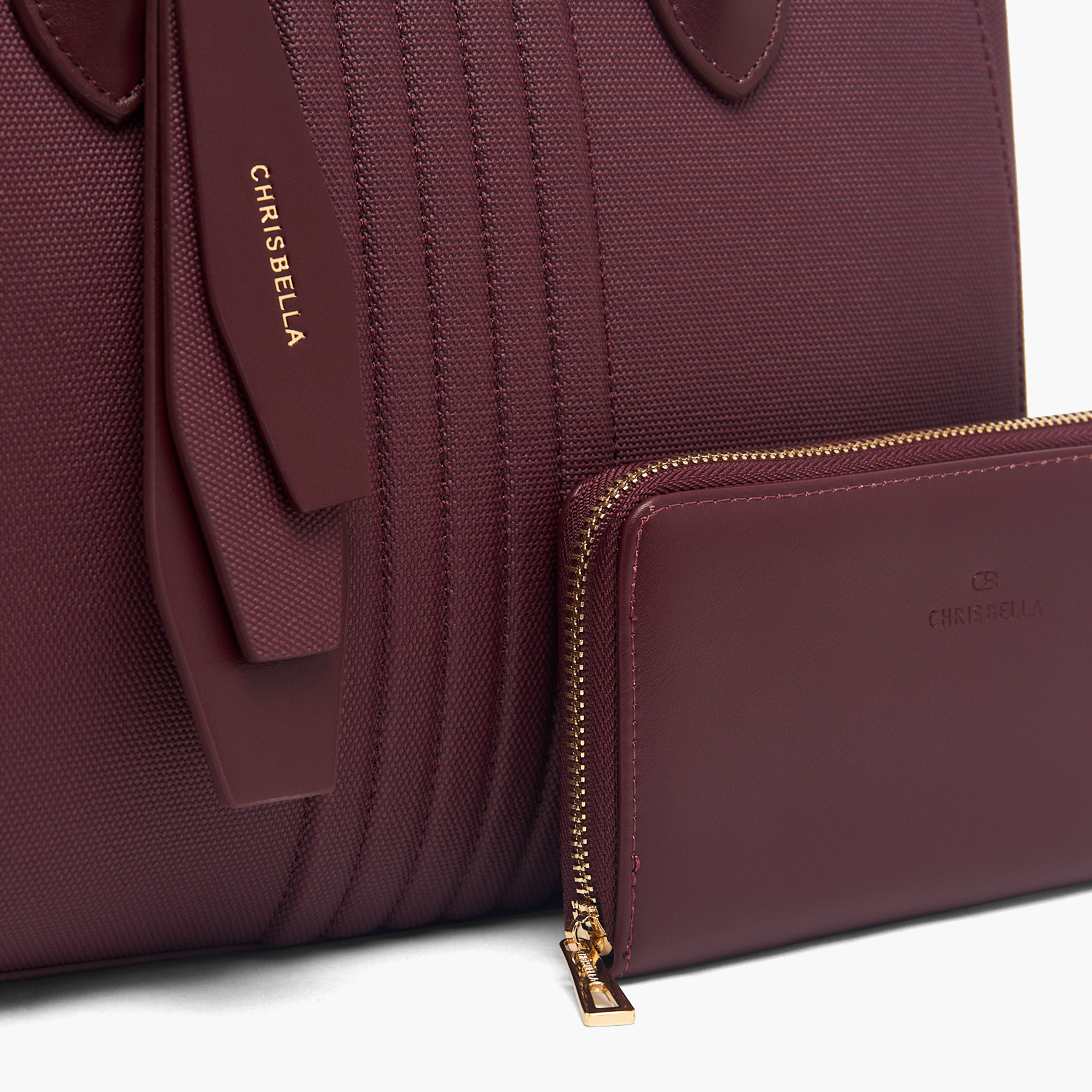 شنطة توتي بارزة الملمس مع محفظة بسحاب من كريسبيلا-women-bagsandwallets-handbags-image-37
