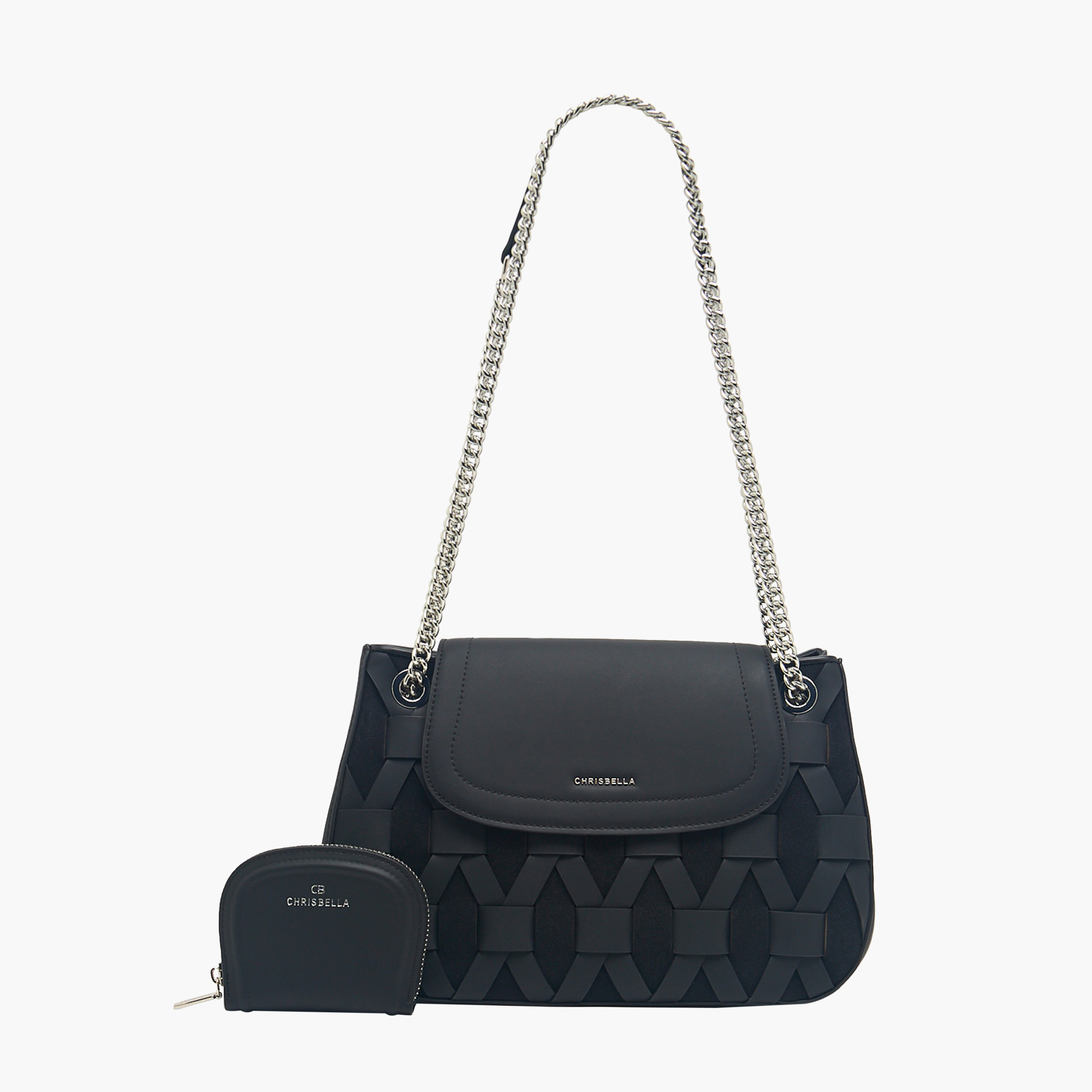 شنطة كروس بودي بألواح مع شنطة صغيرة من كريسبيلا-women-bagsandwallets-handbags-image-1