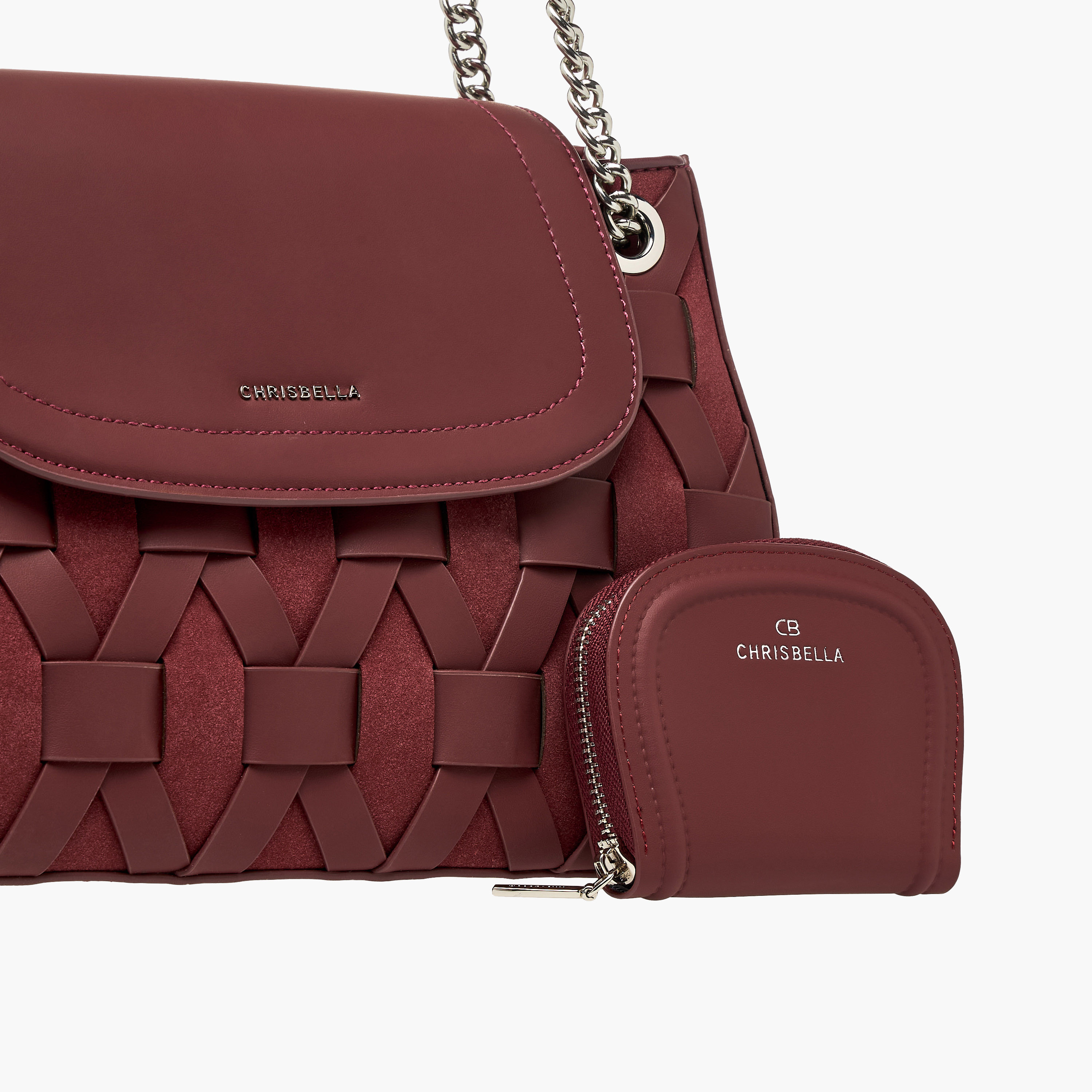 شنطة كروس بودي بألواح مع شنطة صغيرة من كريسبيلا-women-bagsandwallets-handbags-image-7