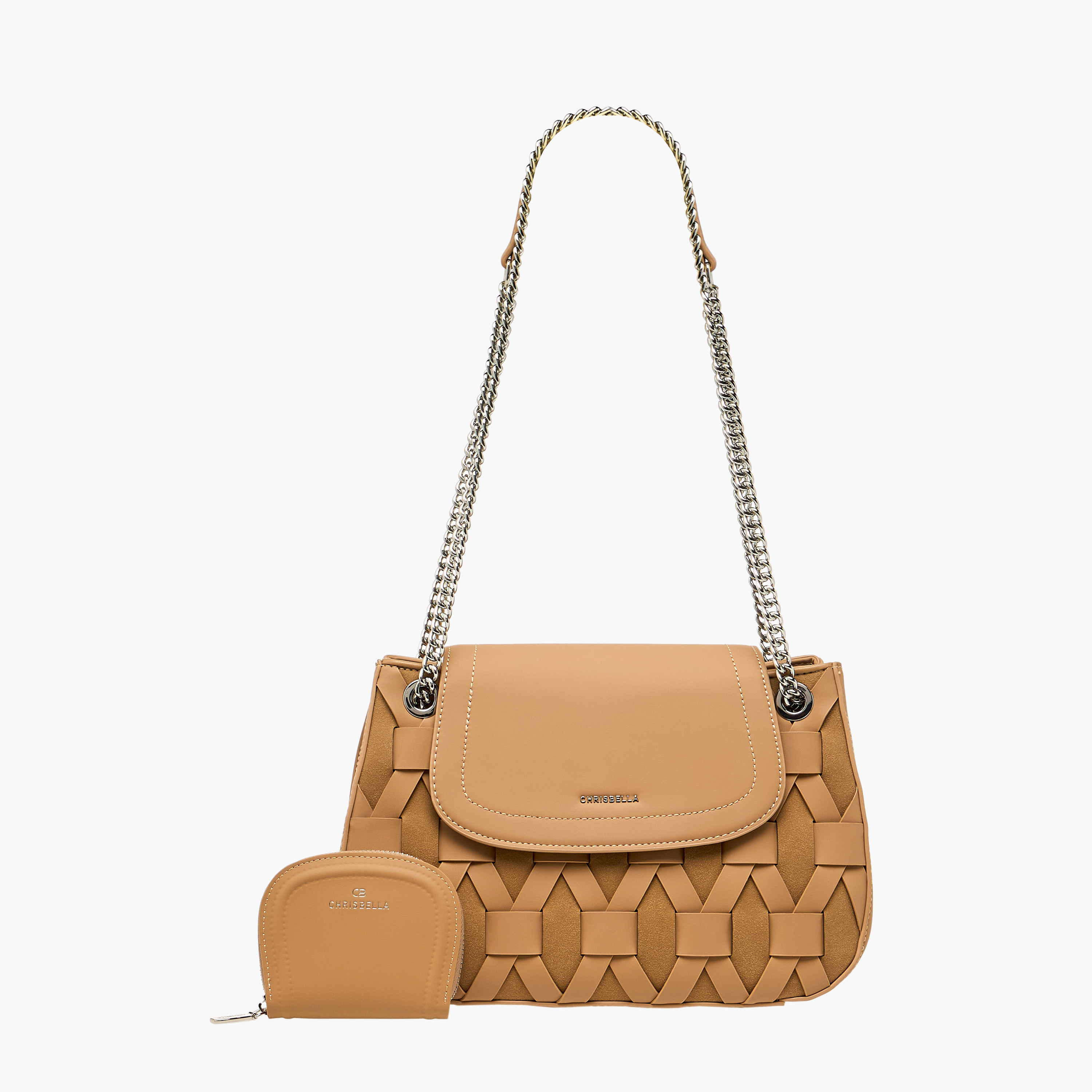 شنطة كروس بودي بألواح مع شنطة صغيرة من كريسبيلا-women-bagsandwallets-handbags-image-1