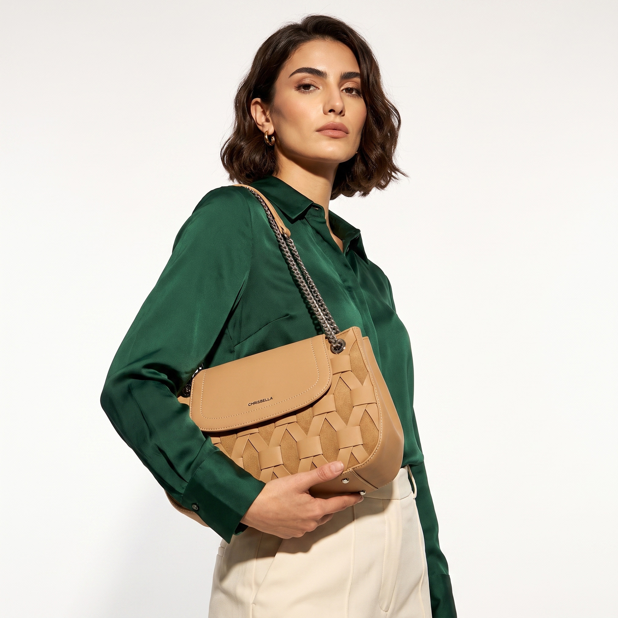 شنطة كروس بودي بألواح مع شنطة صغيرة من كريسبيلا-women-bagsandwallets-handbags-image-48