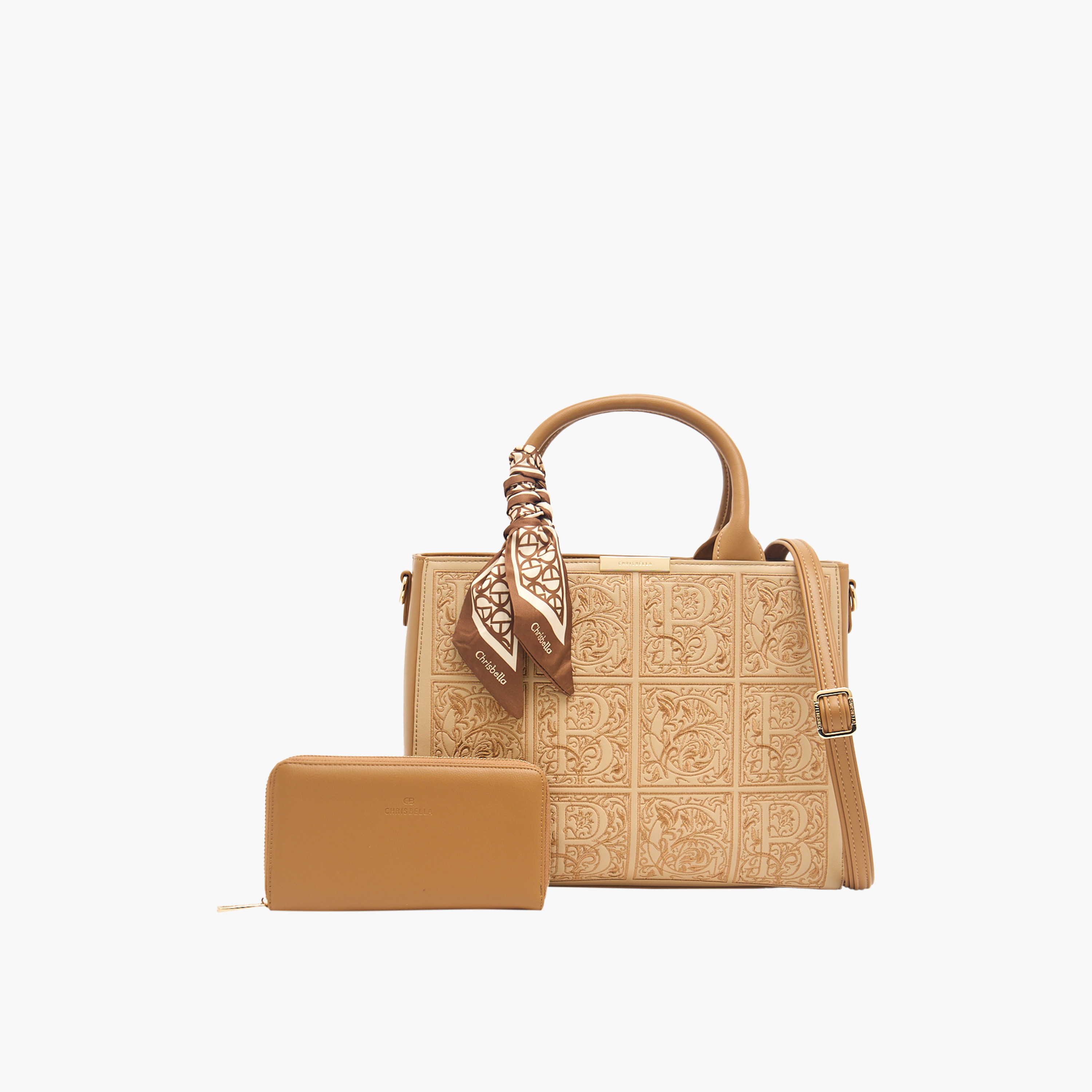 شنطة توتي منقوشة مع محفظة بسحاب إغلاق دائري من كريسبيلا-women-bagsandwallets-handbags-image-12