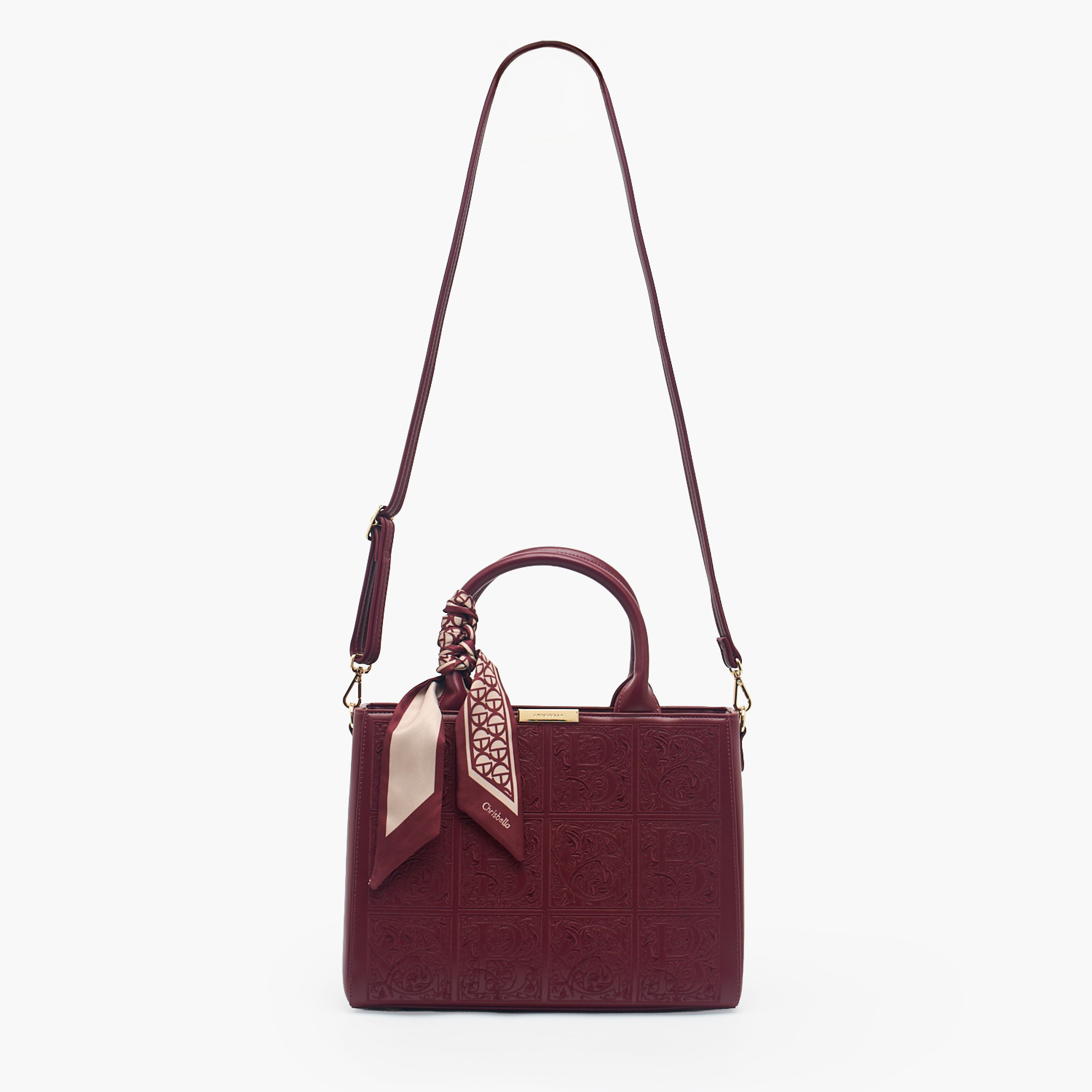 شنطة توتي منقوشة مع محفظة بسحاب إغلاق دائري من كريسبيلا-women-bagsandwallets-handbags-image-36