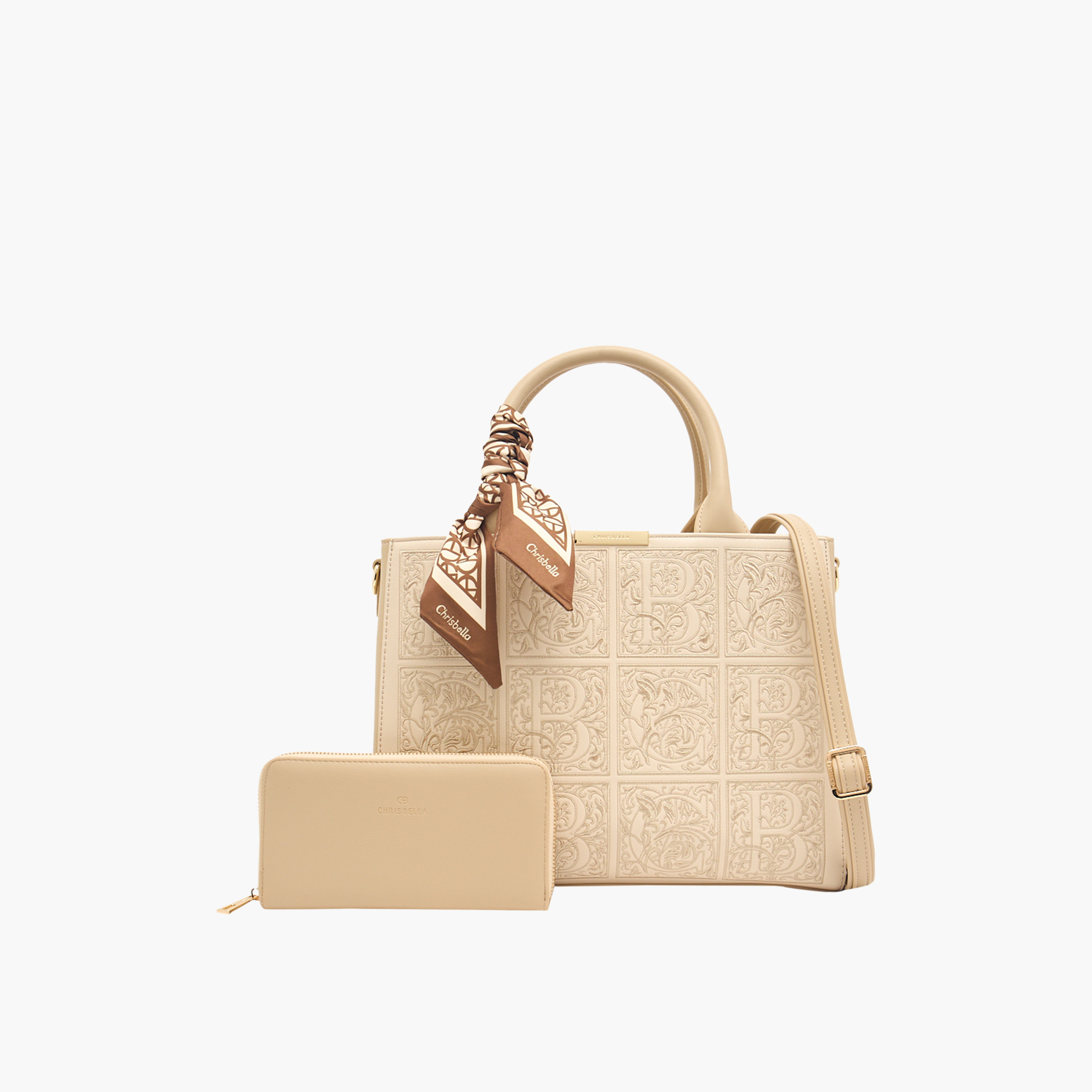 شنطة توتي منقوشة مع محفظة بسحاب إغلاق دائري من كريسبيلا-women-bagsandwallets-handbags-image-23