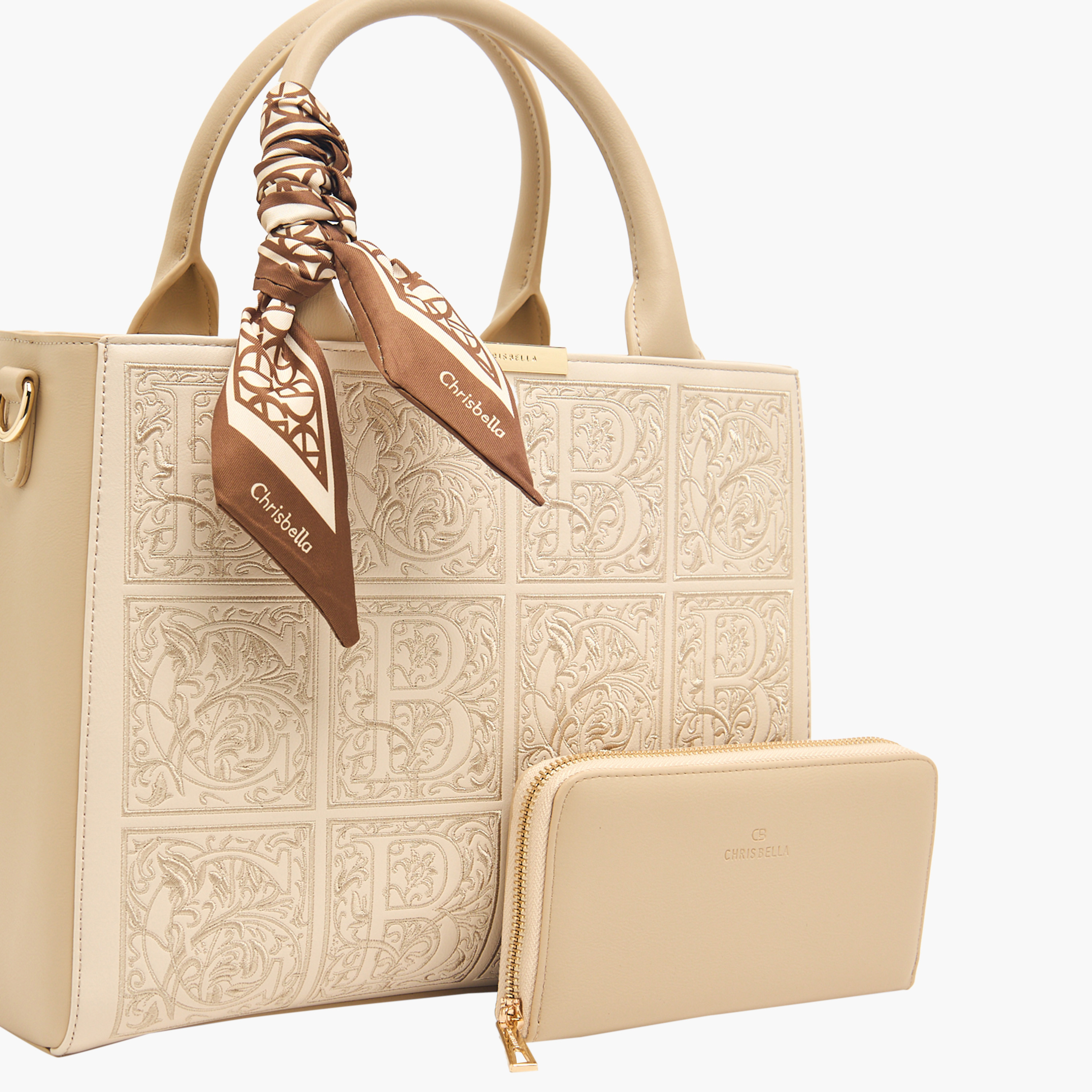 شنطة توتي منقوشة مع محفظة بسحاب إغلاق دائري من كريسبيلا-women-bagsandwallets-handbags-image-28