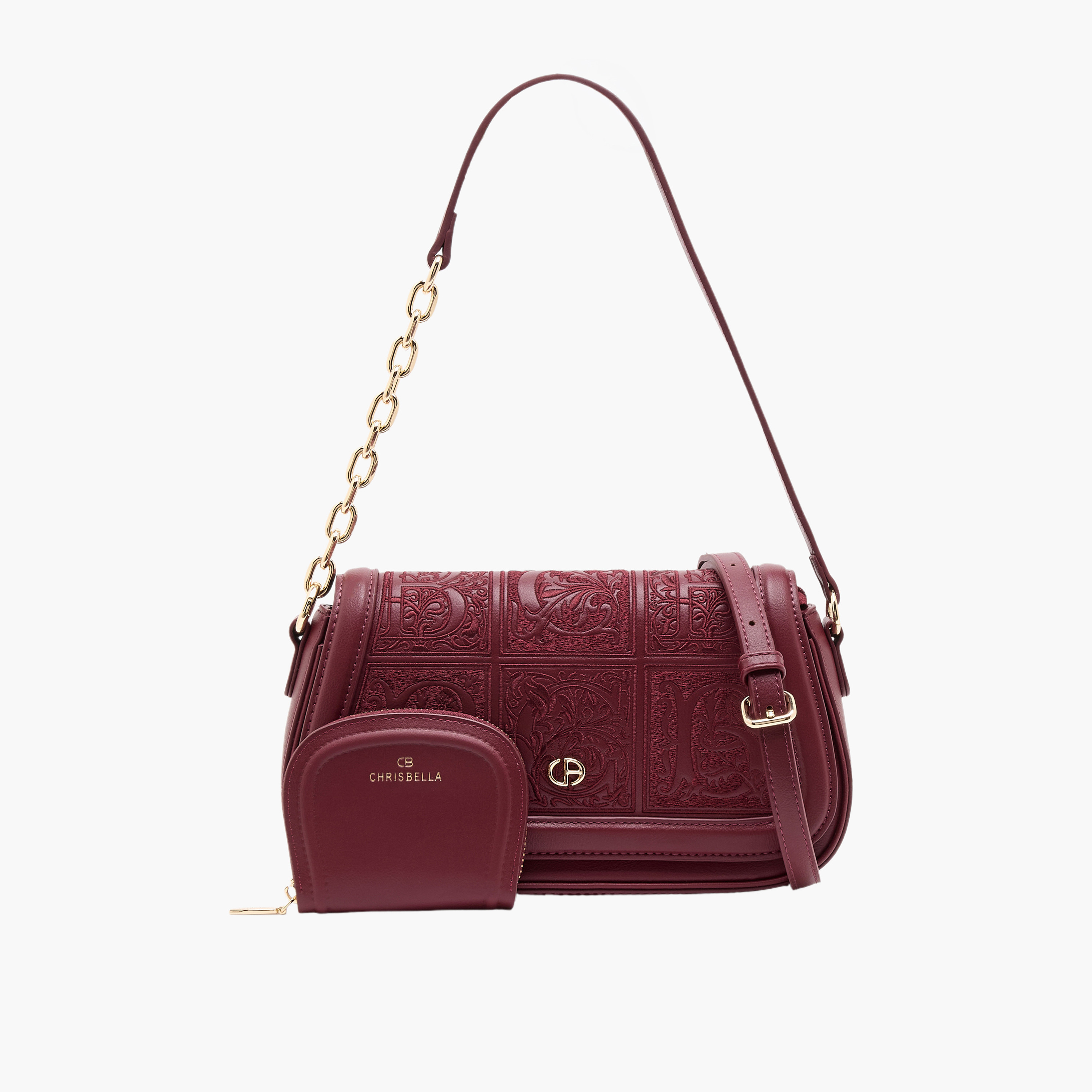 شنطة كتف بارزة الملمس مع شنطة صغيرة من كريسبيلا-women-bagsandwallets-handbags-image-44