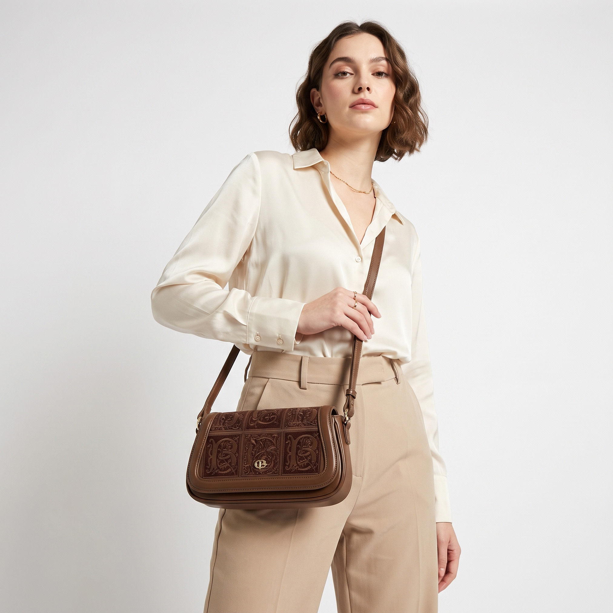 شنطة كتف بارزة الملمس مع شنطة صغيرة من كريسبيلا-women-bagsandwallets-handbags-image-56