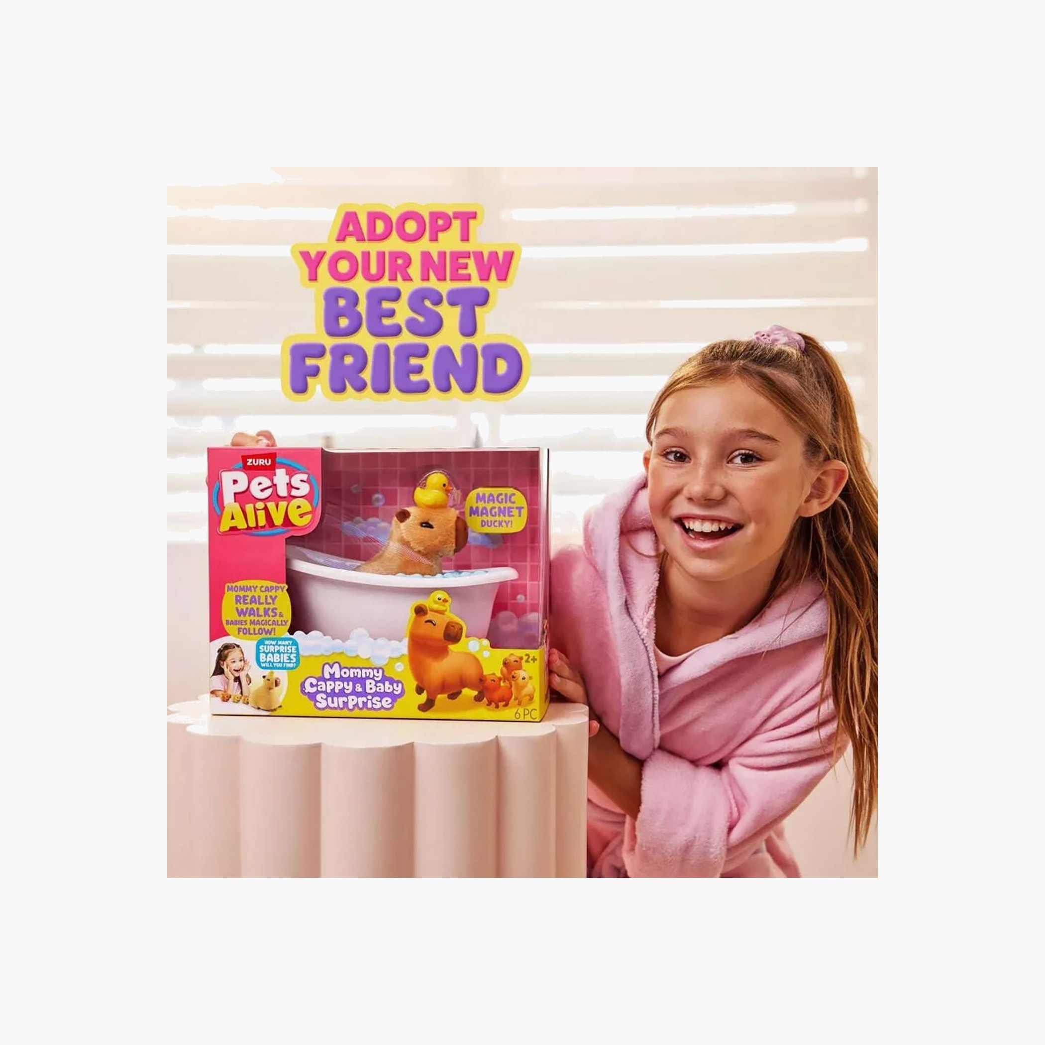 طقم ألعاب كابيبارا الأم وصغارها المفاجئين من جينيريك-toys-plushsofttoys-image-5
