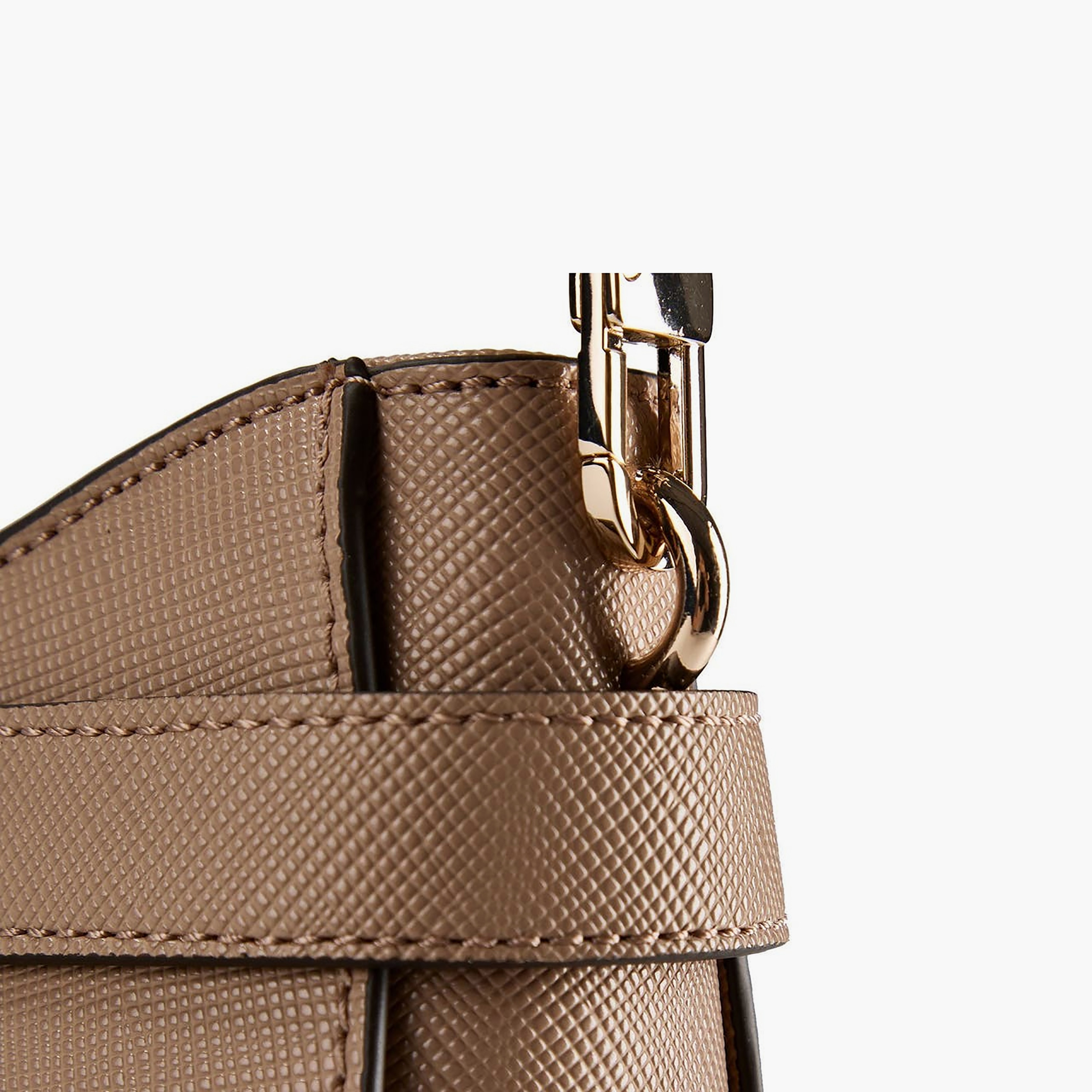 Guess Serenova Plain Shoulder Bag with Zipper Closure & Detachable Strap-women-bagsandwallets-handbags-image-4