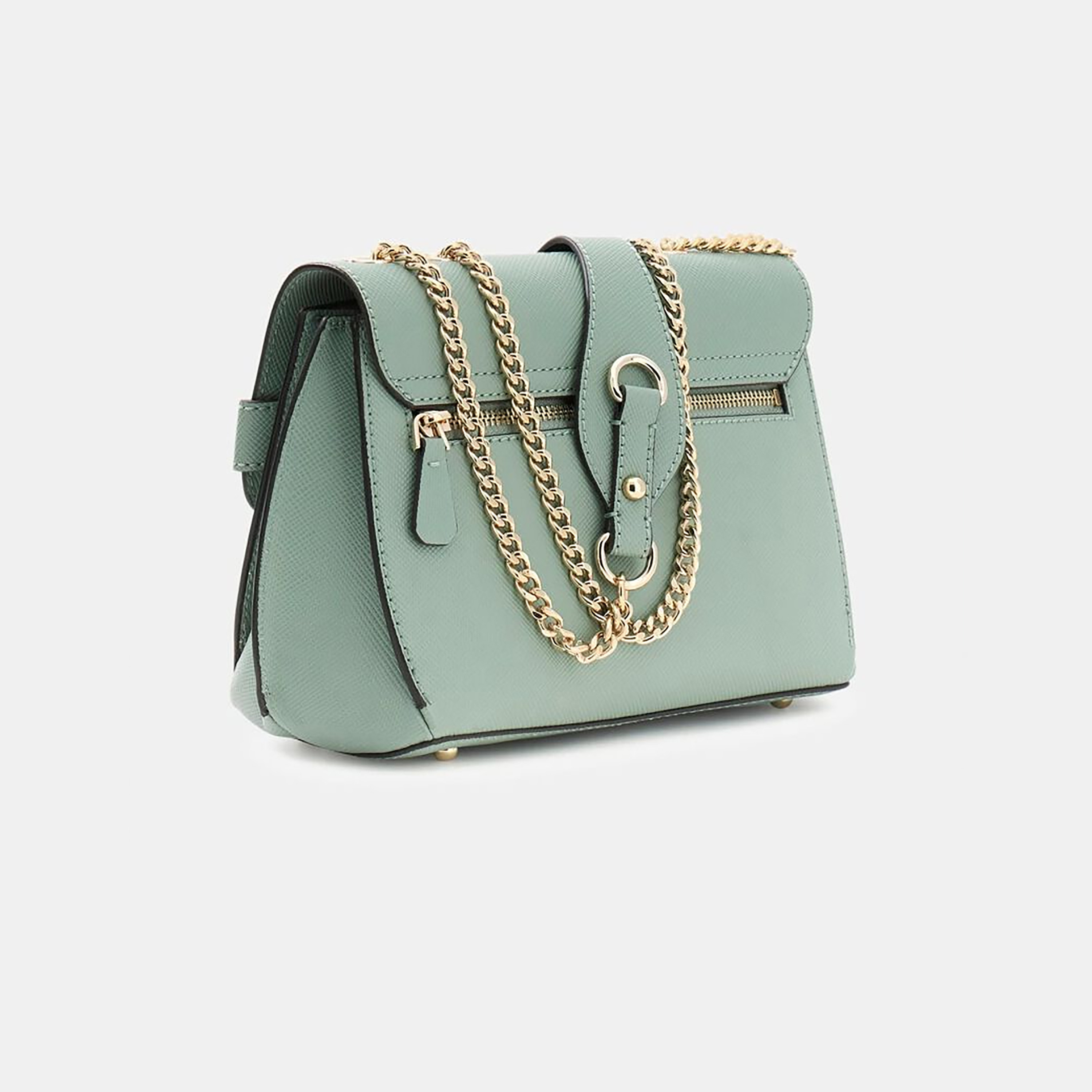 Guess Serenova Plain Shoulder Bag with Magnetic Closure & Non-Detachable Strap-women-bagsandwallets-handbags-image-2