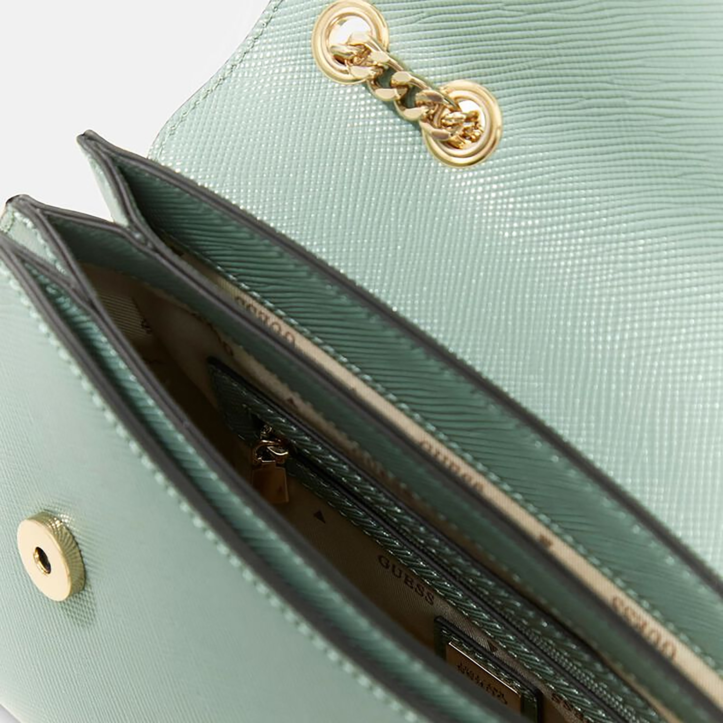 Guess Serenova Plain Shoulder Bag with Magnetic Closure & Non-Detachable Strap-women-bagsandwallets-handbags-image-3