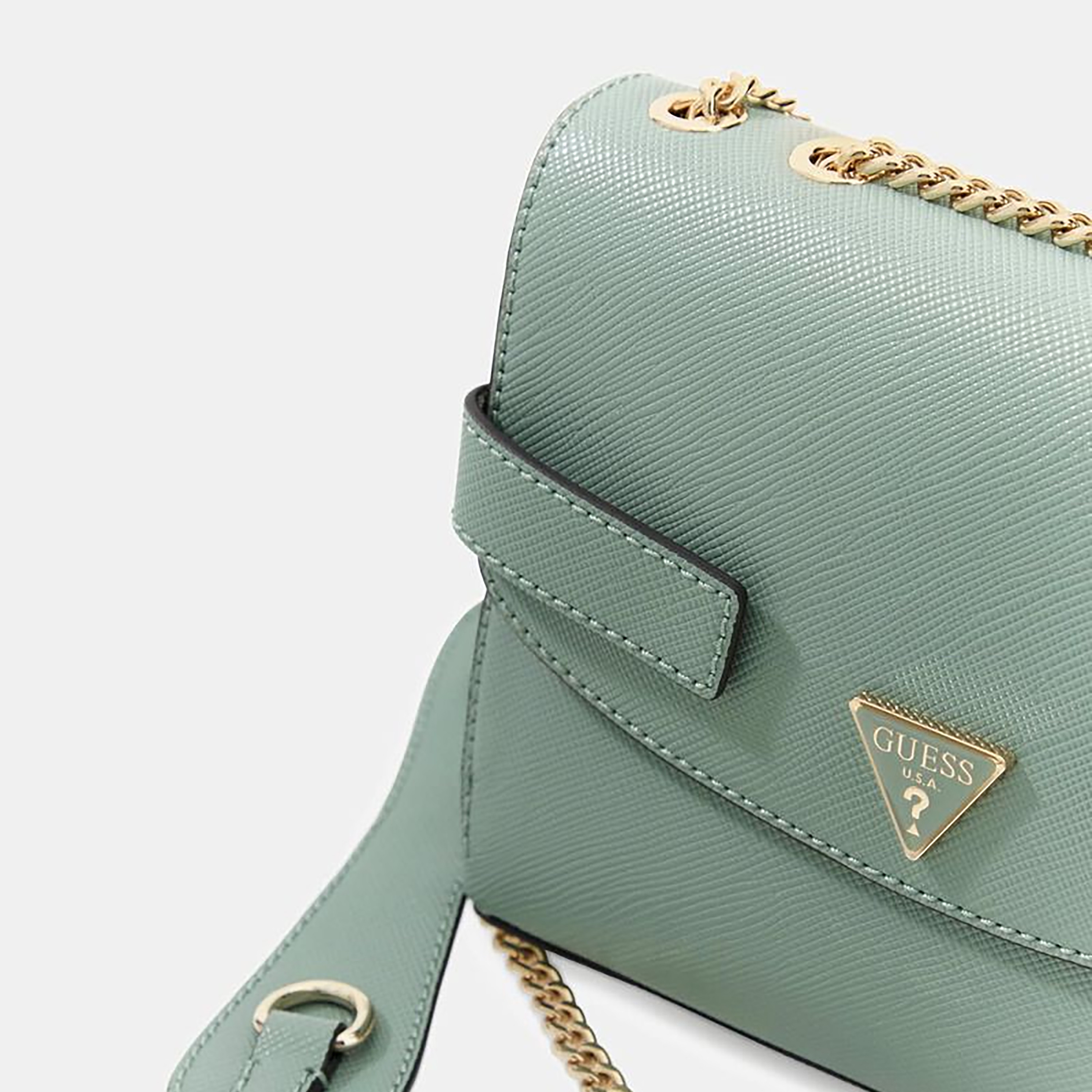 Guess Serenova Plain Shoulder Bag with Magnetic Closure & Non-Detachable Strap-women-bagsandwallets-handbags-image-4