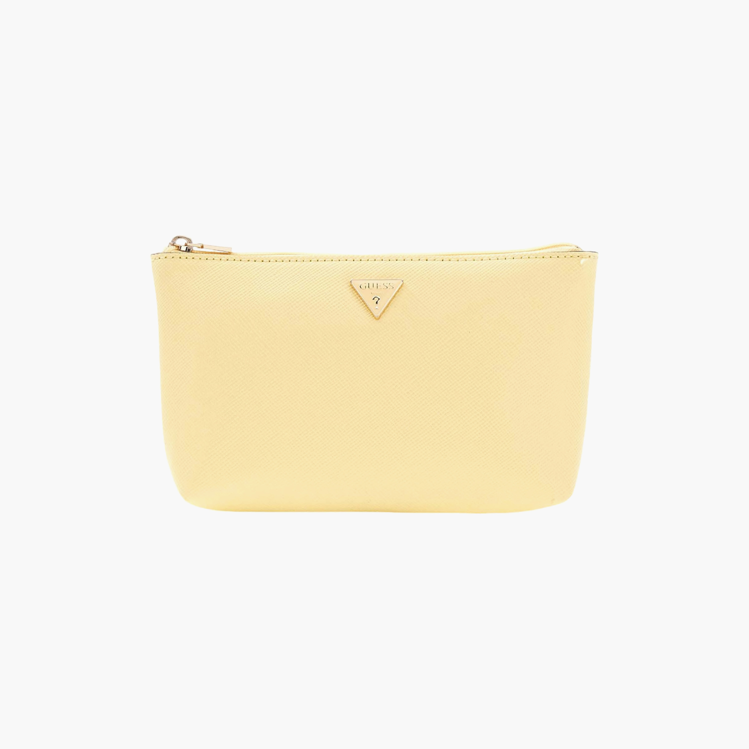 Guess Serenova Textured Pouch with Zipper Closure-women-bagsandwallets-handbags-image-1