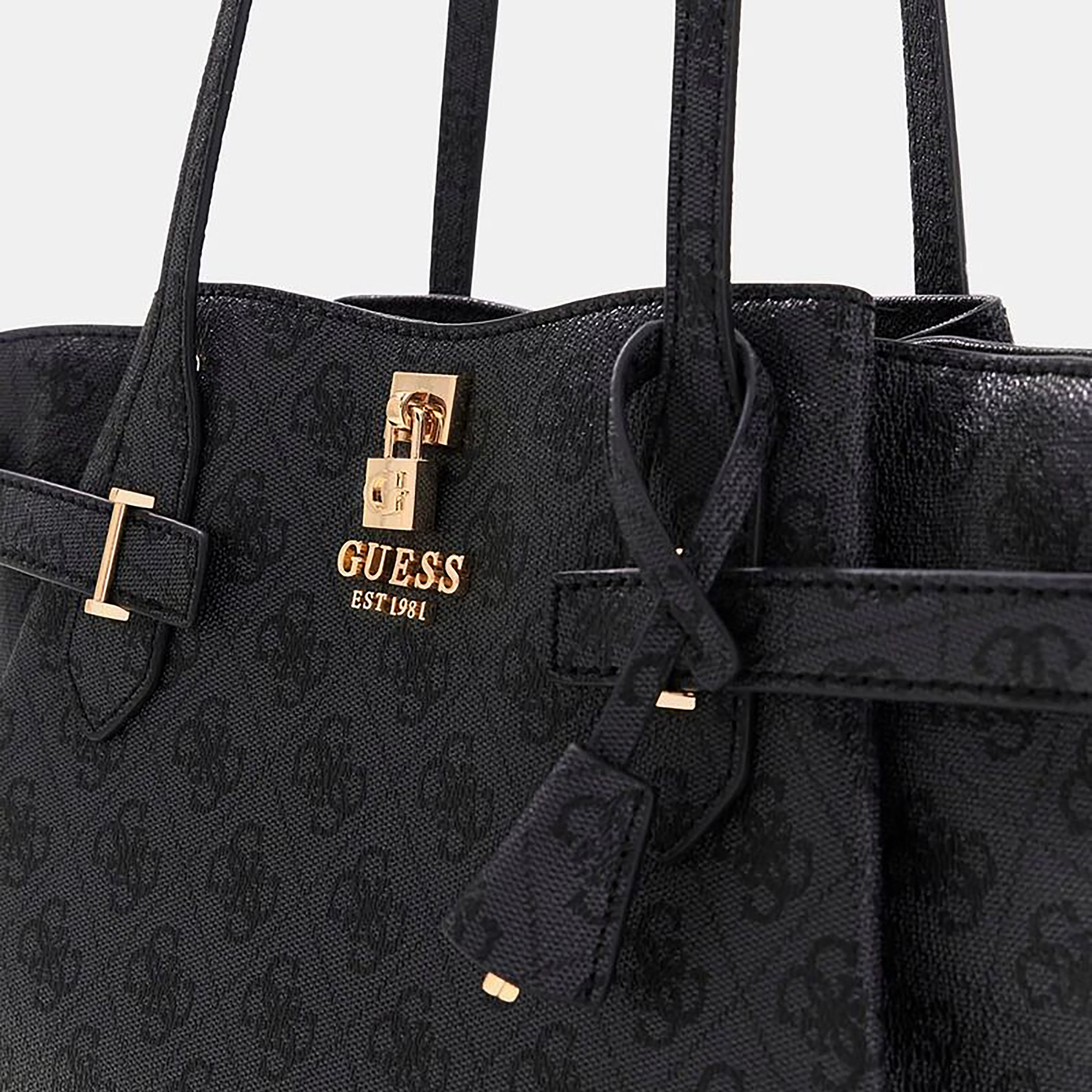 Guess Yesba Printed Double Handle Shoulder Bag with Zipper Closure-women-bagsandwallets-handbags-image-6
