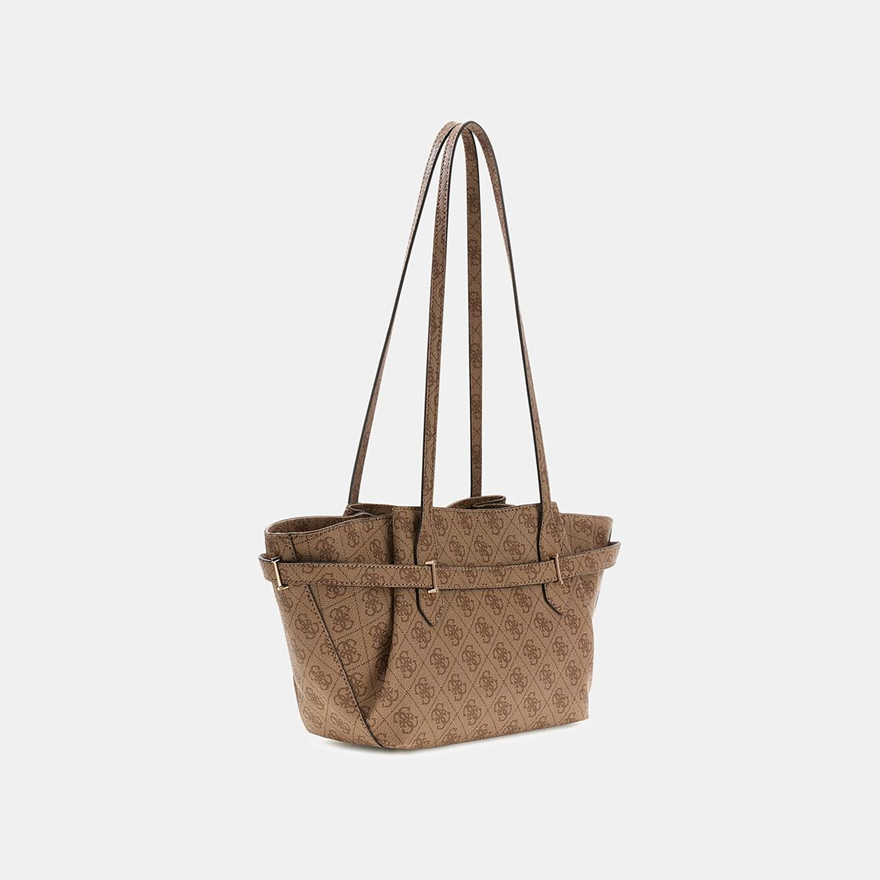 Guess Yesba Printed Double Handle Shoulder Bag with Zipper Closure-women-bagsandwallets-handbags-image-2