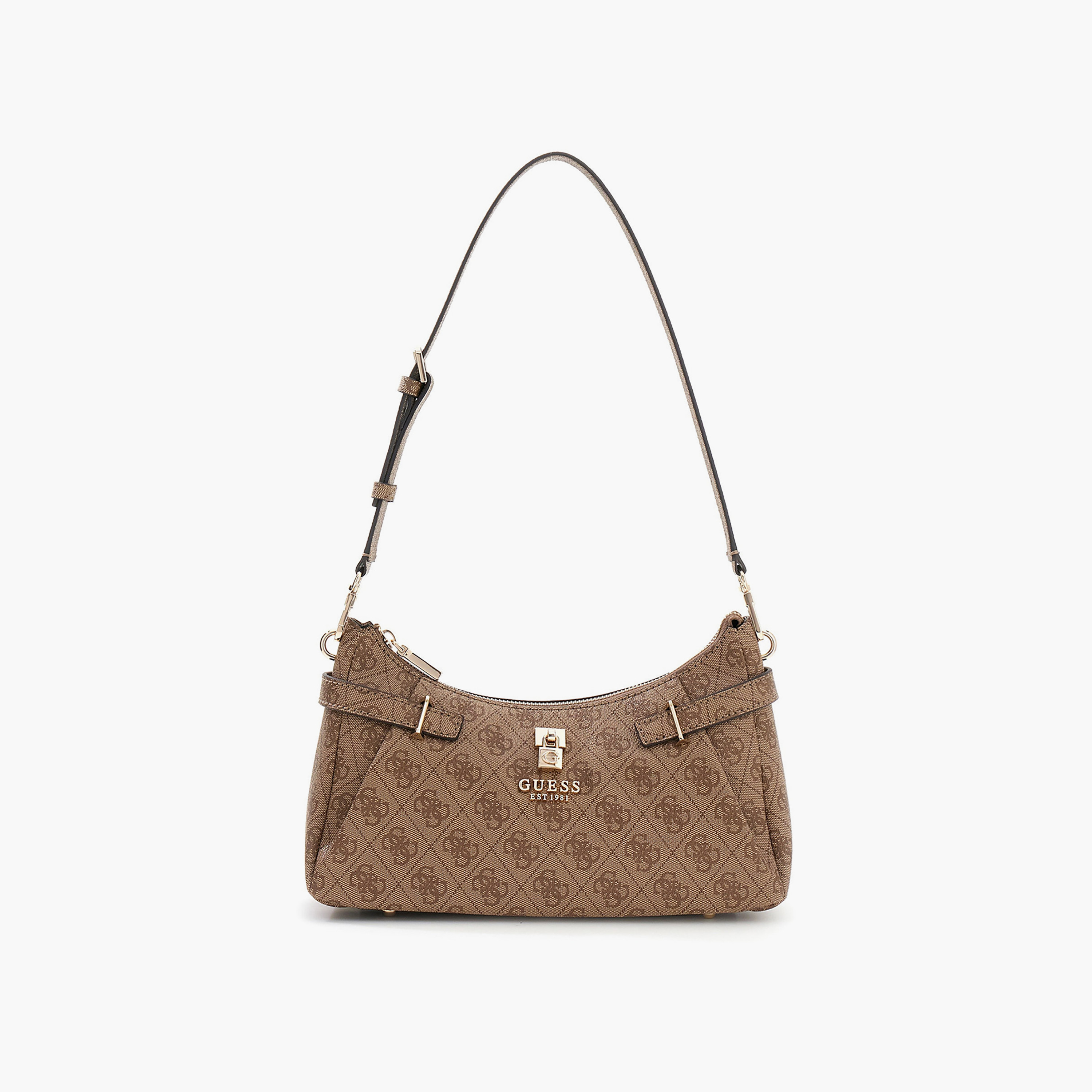 Guess Yesba Printed Shoulder Bag with Zipper Closure & Detachable Strap-women-bagsandwallets-handbags-image-1