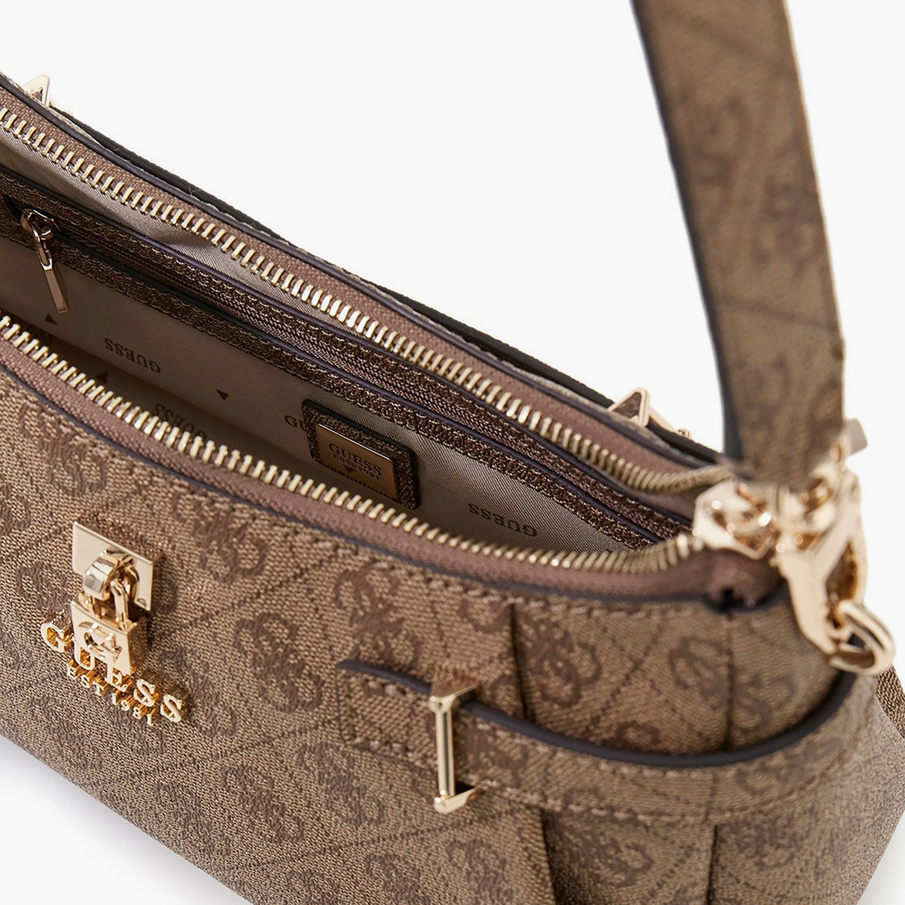 Guess Yesba Printed Shoulder Bag with Zipper Closure & Detachable Strap-women-bagsandwallets-handbags-image-3