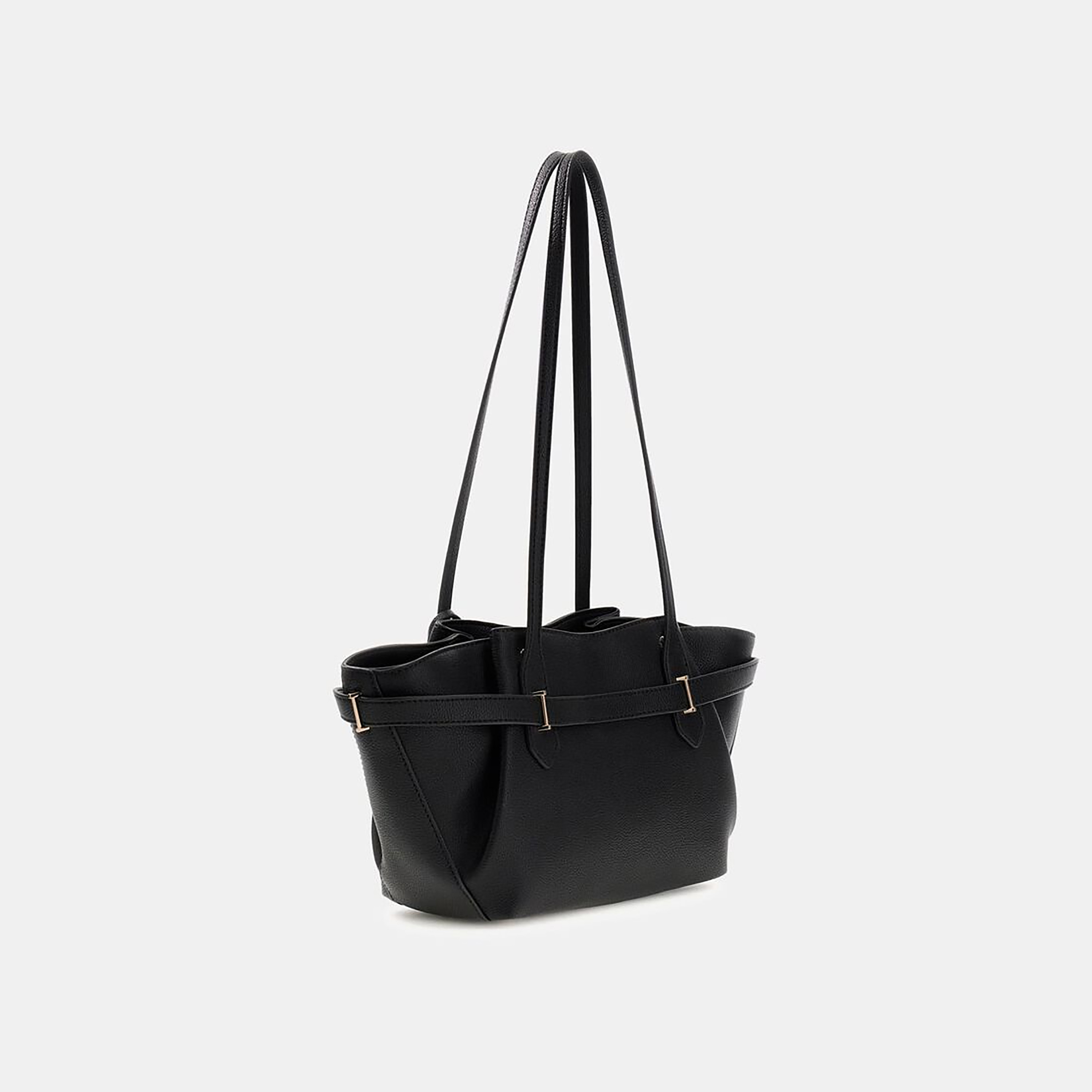 Guess Yesba Plain Double Handle Shoulder Bag with Zipper Closure-women-bagsandwallets-handbags-image-2