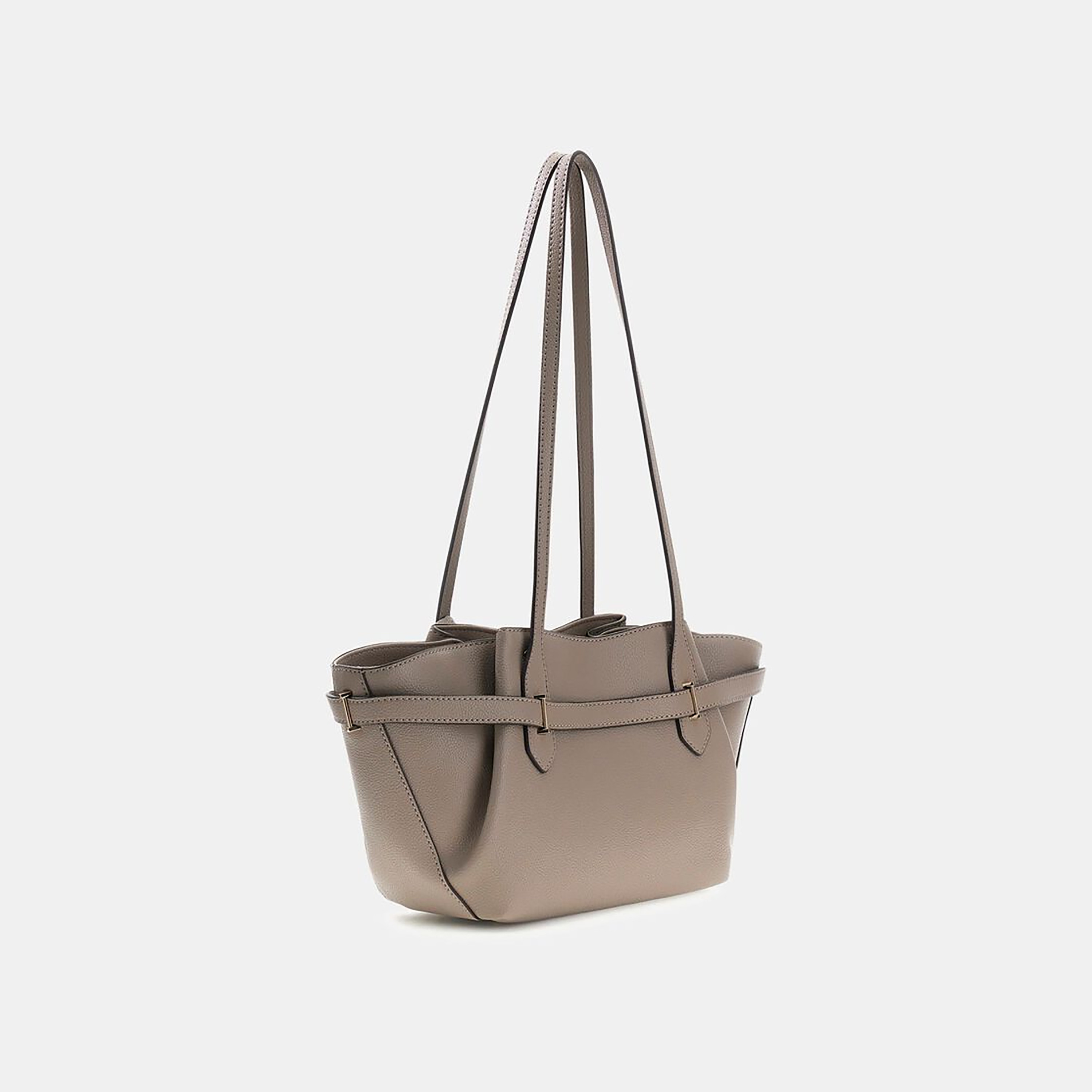 Guess Yesba Plain Double Handle Shoulder Bag with Zipper Closure-women-bagsandwallets-handbags-image-2