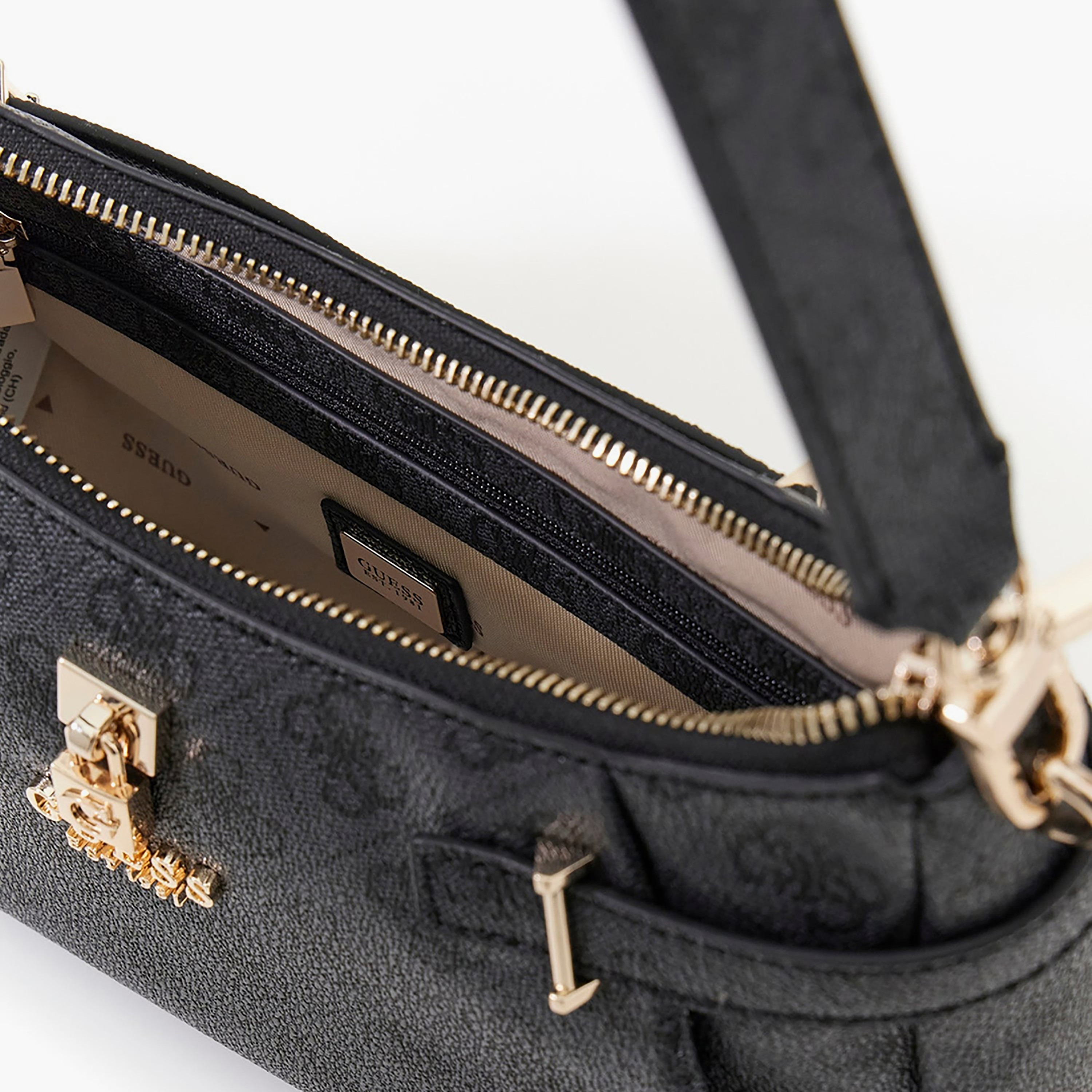 Guess Yesba Printed Shoulder Bag with Zipper Closure & Detachable Strap-women-bagsandwallets-handbags-image-3
