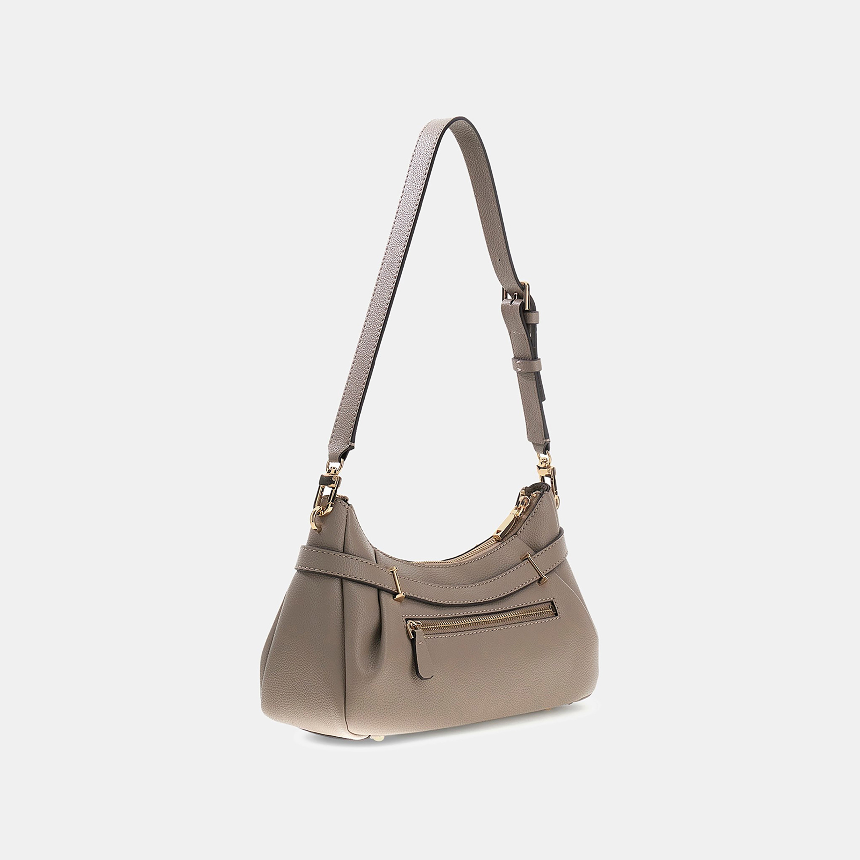 Guess Yesba Textured Shoulder Bag with Zipper Closure & Detachable Strap-women-bagsandwallets-handbags-image-2