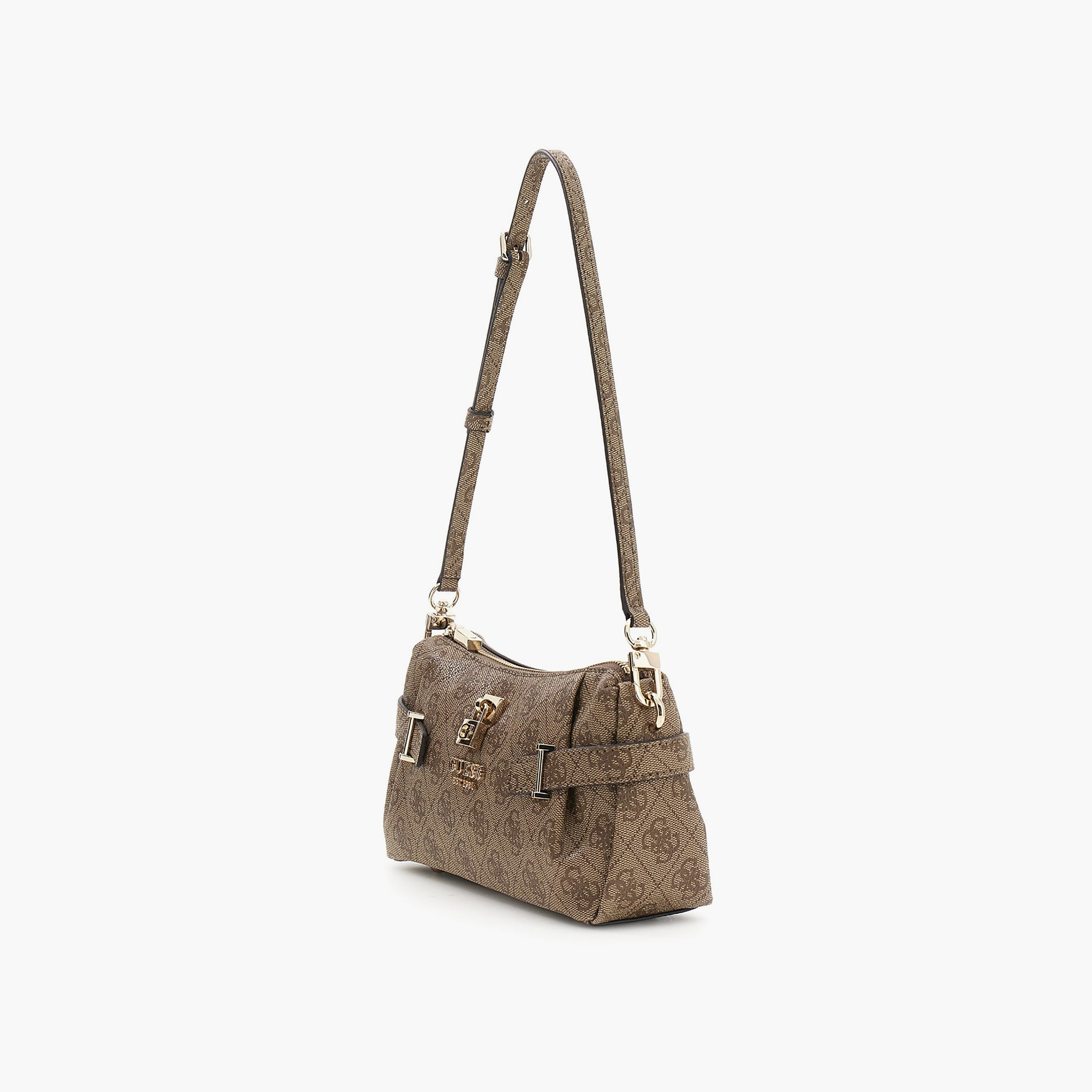 Guess Yesba Printed Shoulder Bag with Zipper Closure & Detachable Strap-women-bagsandwallets-handbags-image-2