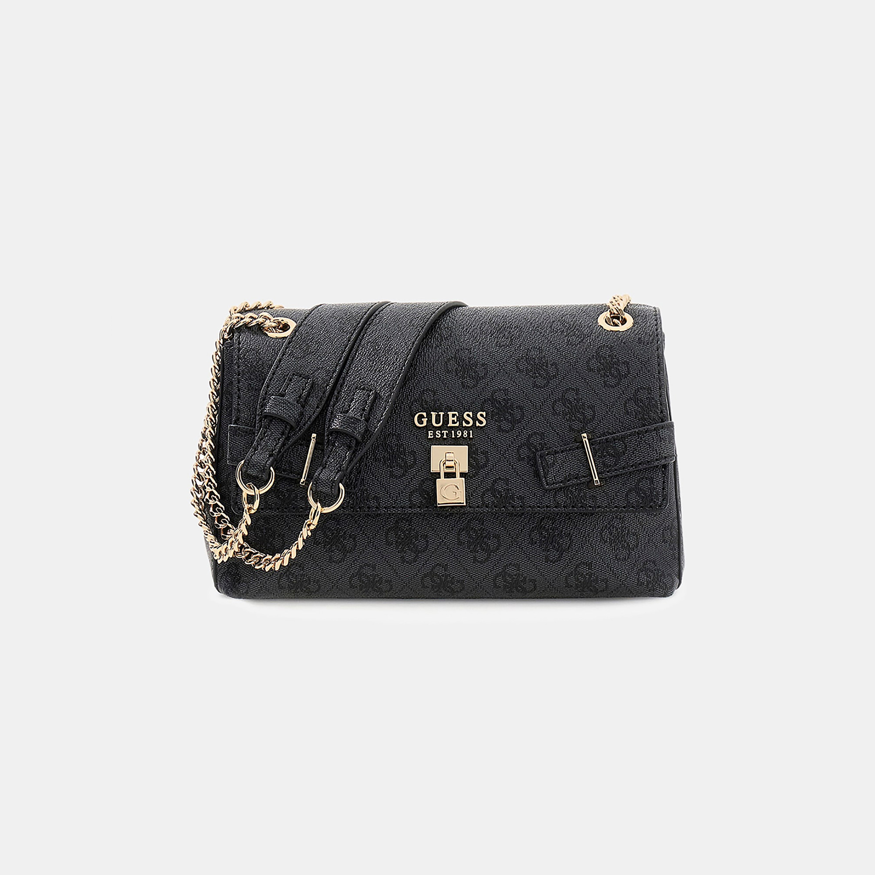 حقيبة كروسبودي مطبوعة من Guess Yesba مزودة بإغلاق مغناطيسي وحزام غير قابل للفصل-women-bagsandwallets-handbags-image-1