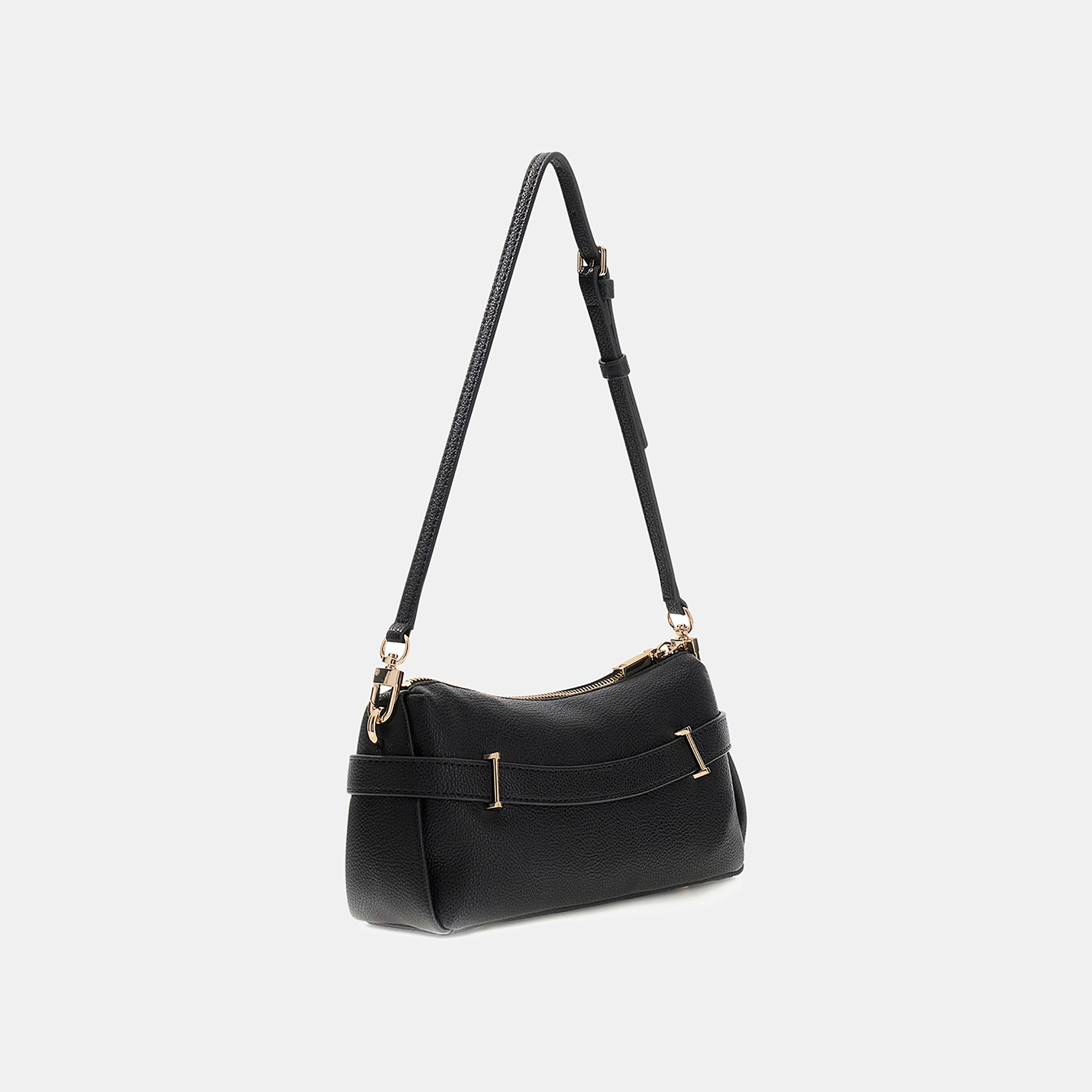 Guess Yesba Textured Shoulder Bag with Zipper Closure & Detachable Strap-women-bagsandwallets-handbags-image-2