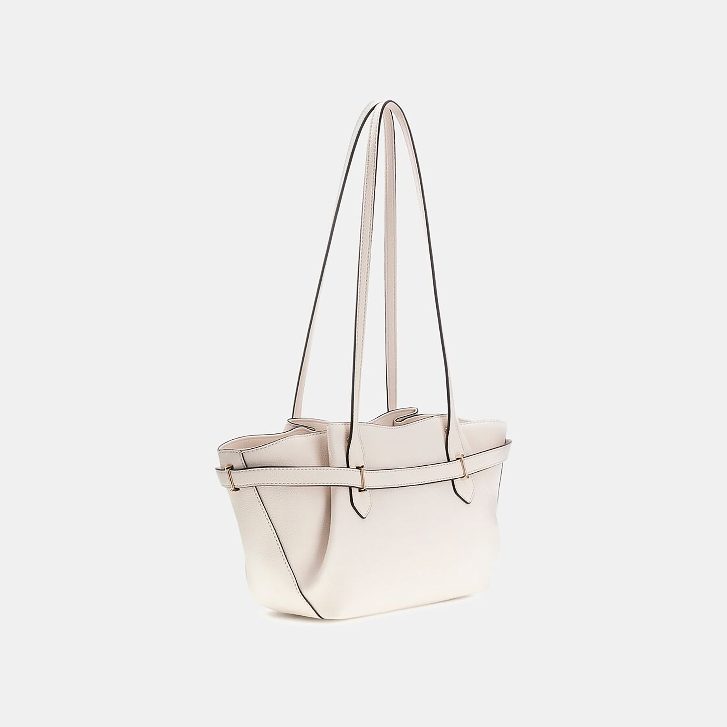 Guess Yesba Plain Double Handle Shoulder Bag with Zipper Closure-women-bagsandwallets-handbags-image-2