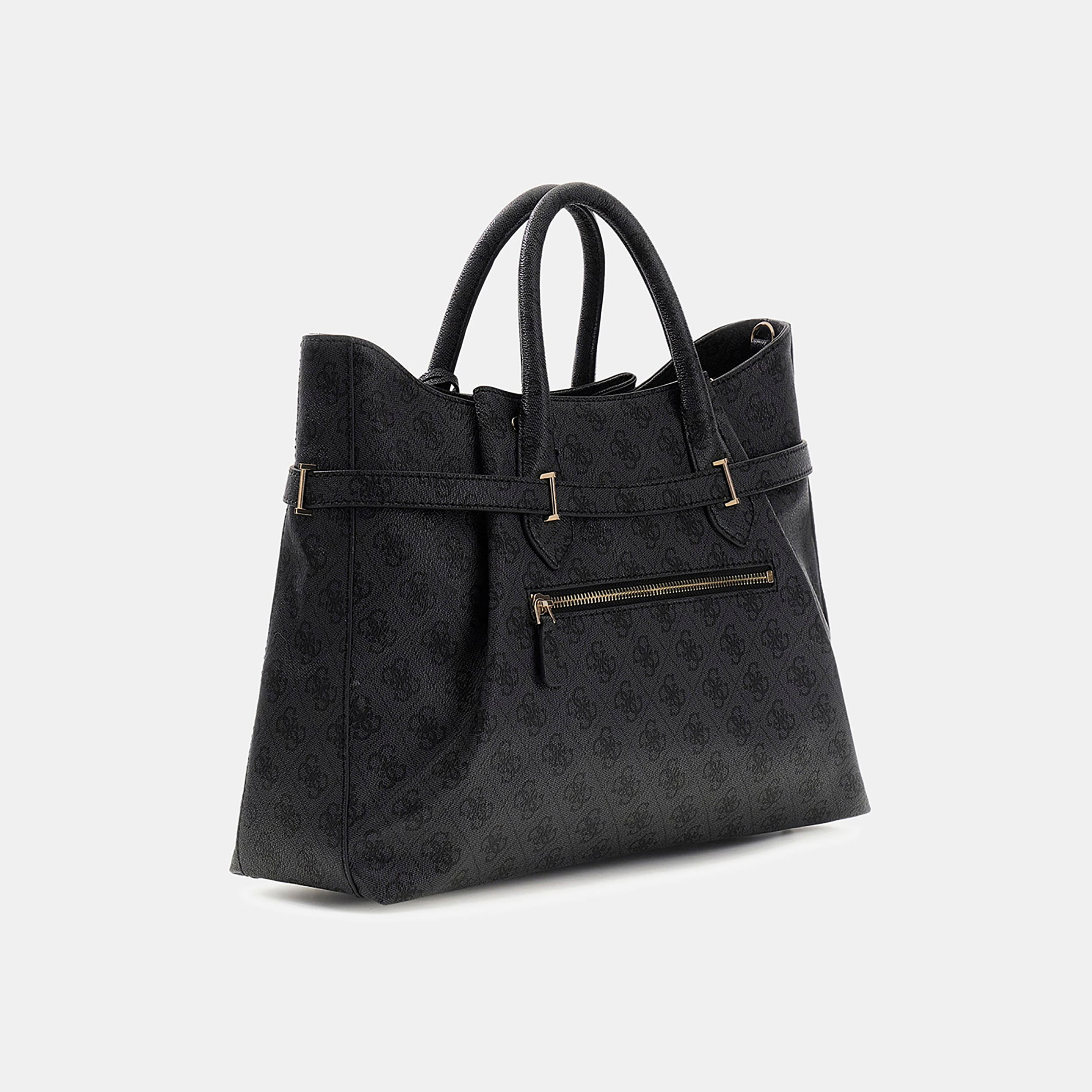 حقيبة يد مزدوجة المقبض مطبوعة من Guess Yesba مع سحاب إغلاق وحزام قابل للفصل-women-bagsandwallets-handbags-image-2