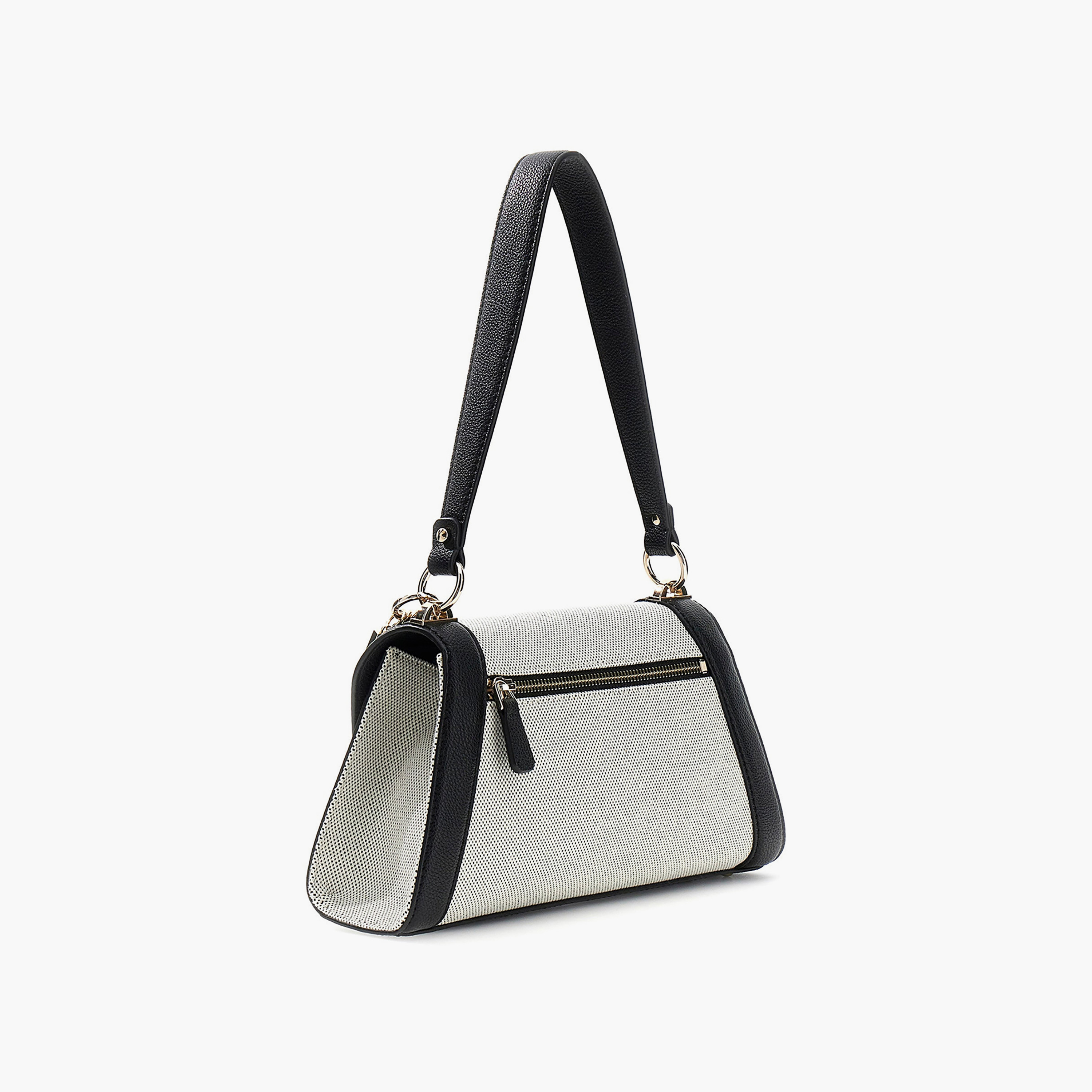 Guess Karnilla Textured Shoulder Bag with Magnetic Closure & Detachable Strap-women-bagsandwallets-handbags-image-2