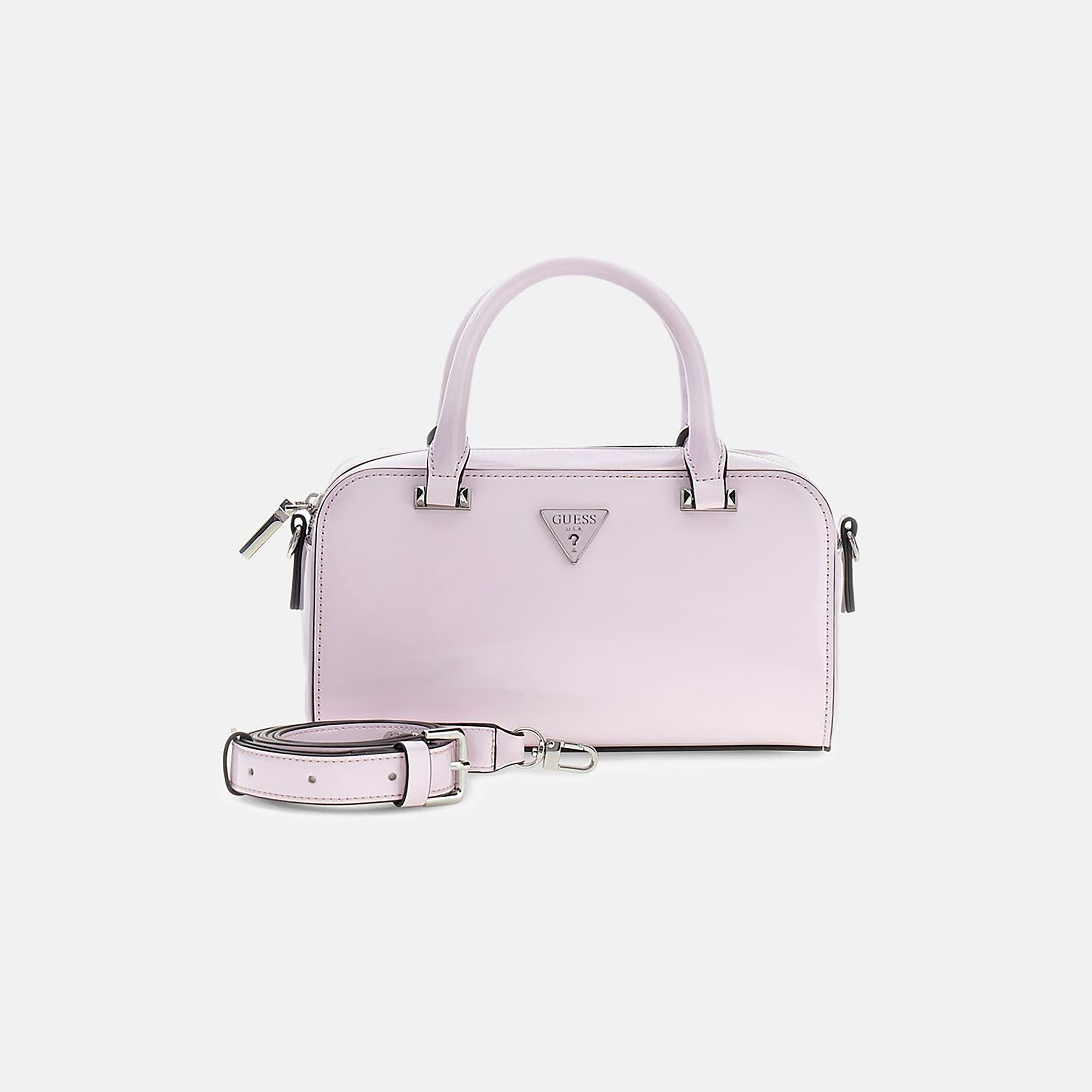 حقيبة جيس أرنيلا سادة بمقبضين وسحاب إغلاق وحزام قابل للفصل-women-bagsandwallets-handbags-image-1